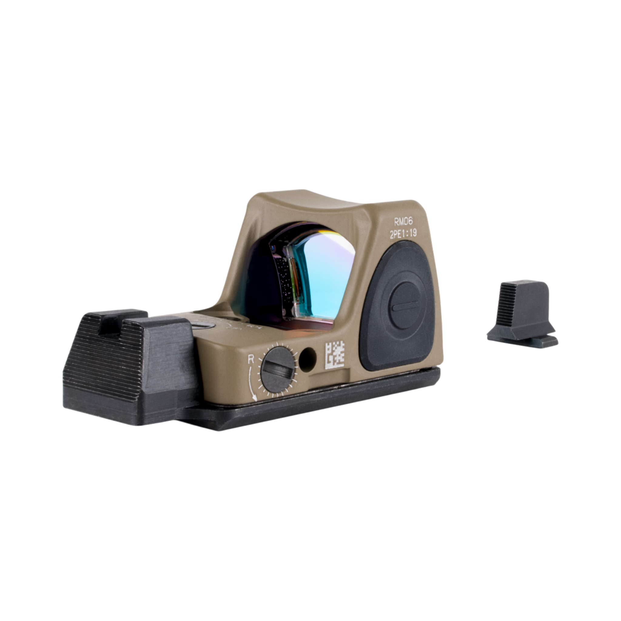 Trijicon Dual Defense™ komplekts – 3,25 MOA Red Dot RMR® Type 2 FDE + metāla tēmēkļi Sig M17/M19