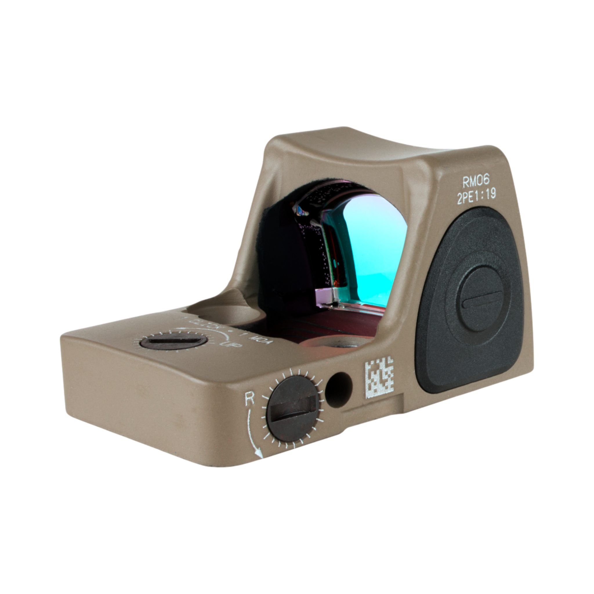 Trijicon Dual Defense™ komplekts – 3,25 MOA Red Dot RMR® Type 2 FDE + melni/zaļi tēmēkļi Sig M17/M19