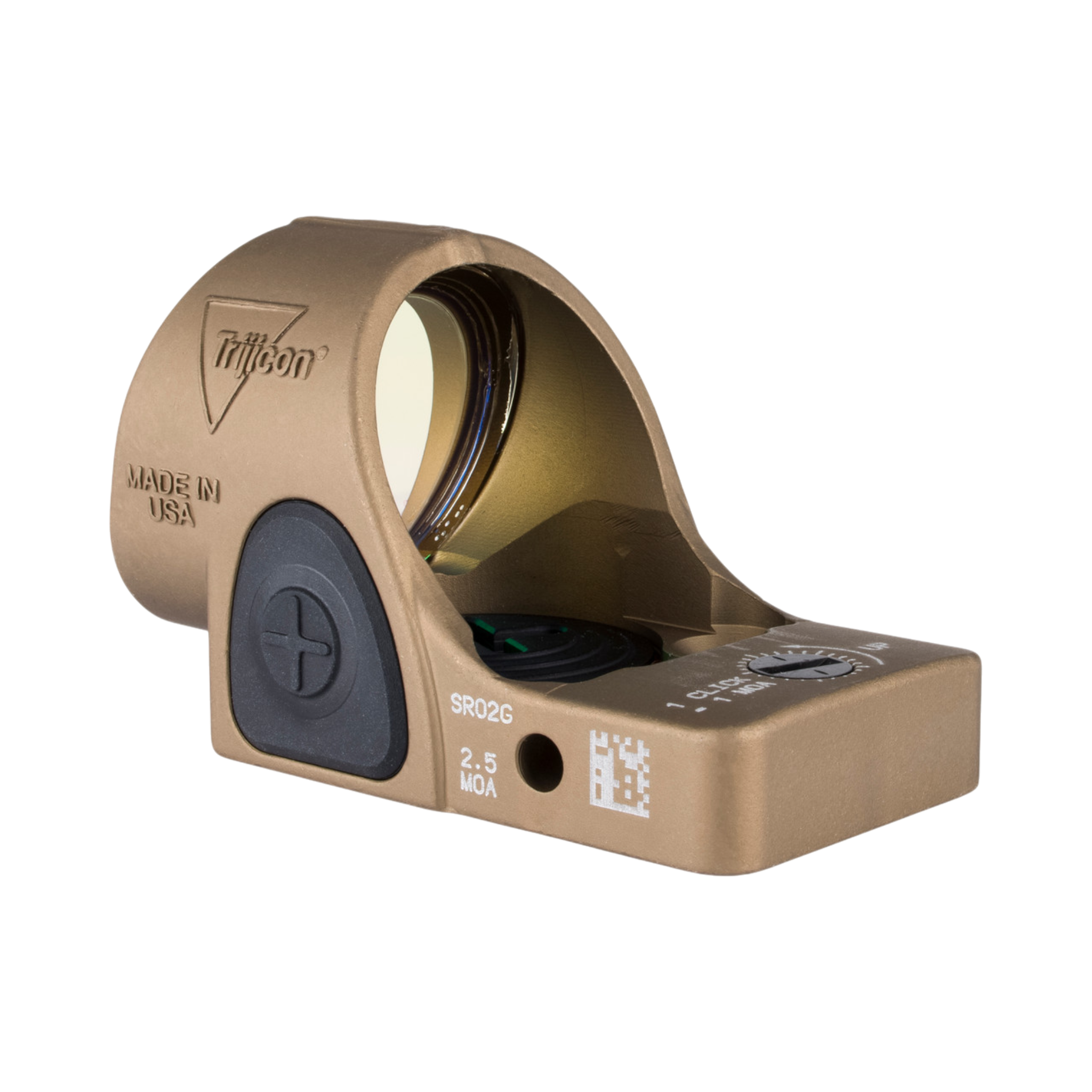 Trijicon SRO® Green Dot Sight 2.5 MOA, Adjustable LED, Coyote Brown Anodized