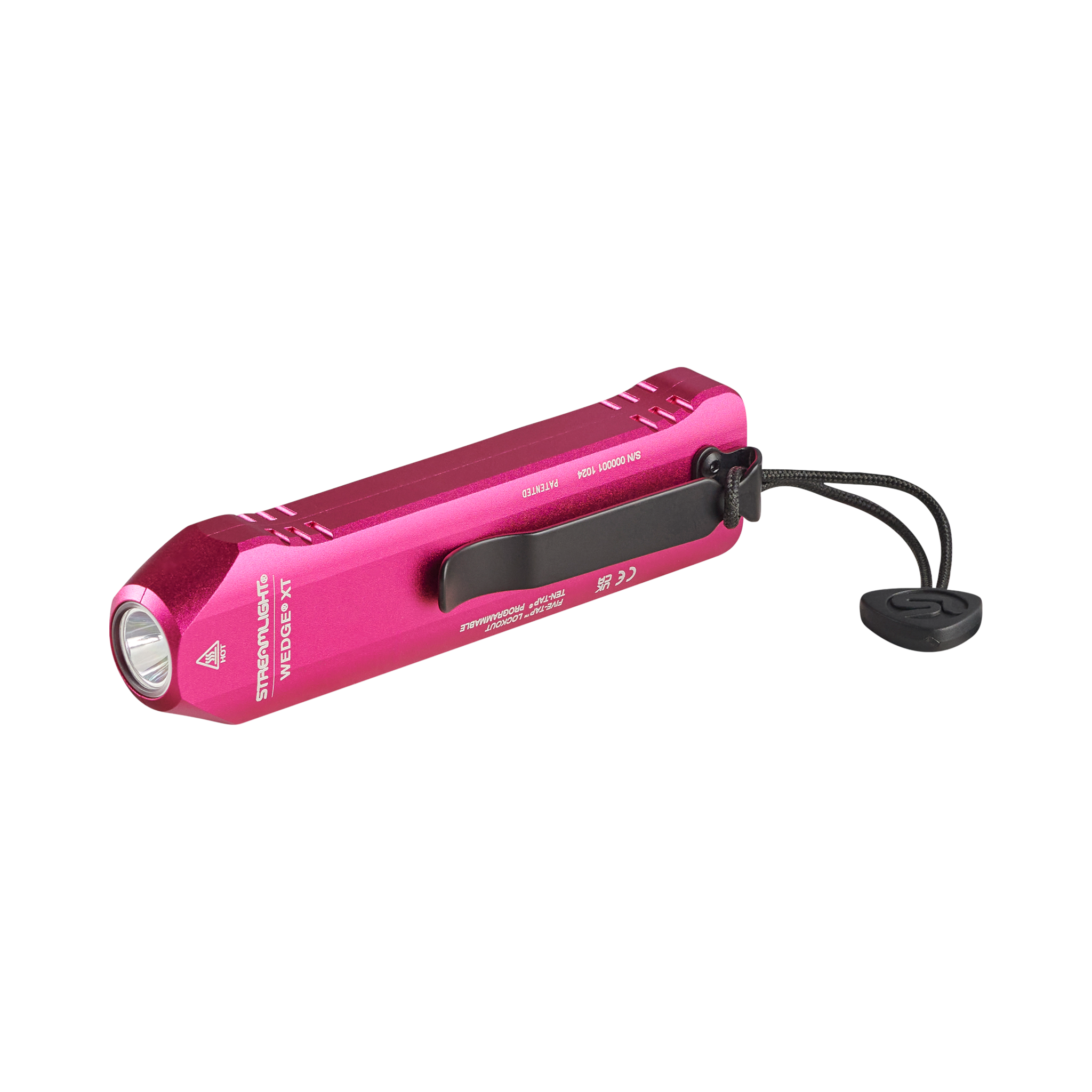 Streamlight Wedge XT - Incl. USB-C cord and pocket lanyard - Pink (BCRF) (88824)