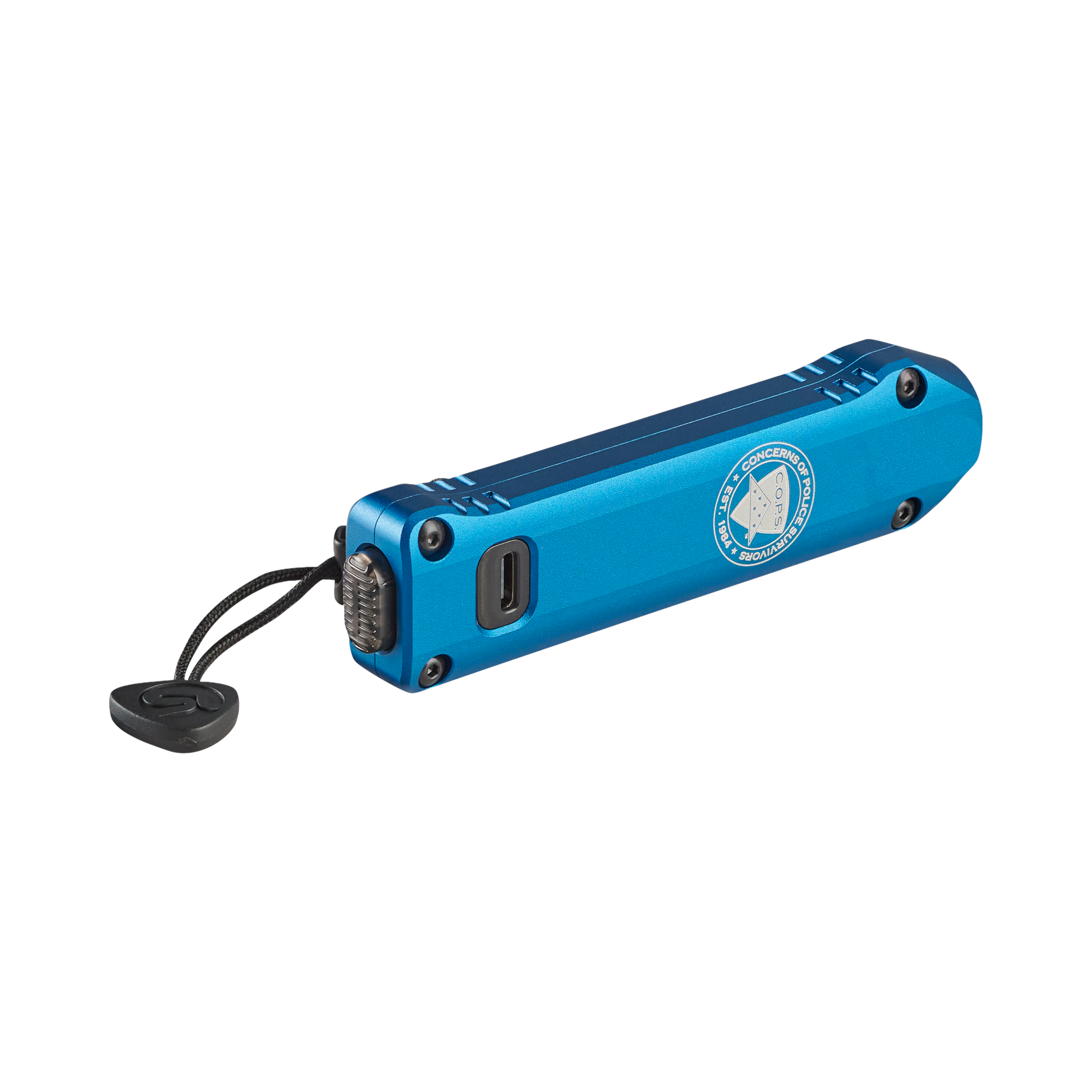 Streamlight XT – w zestawie przewód USB-C i smycz kieszonkowa – niebieski (C.O.P.S) (88825)