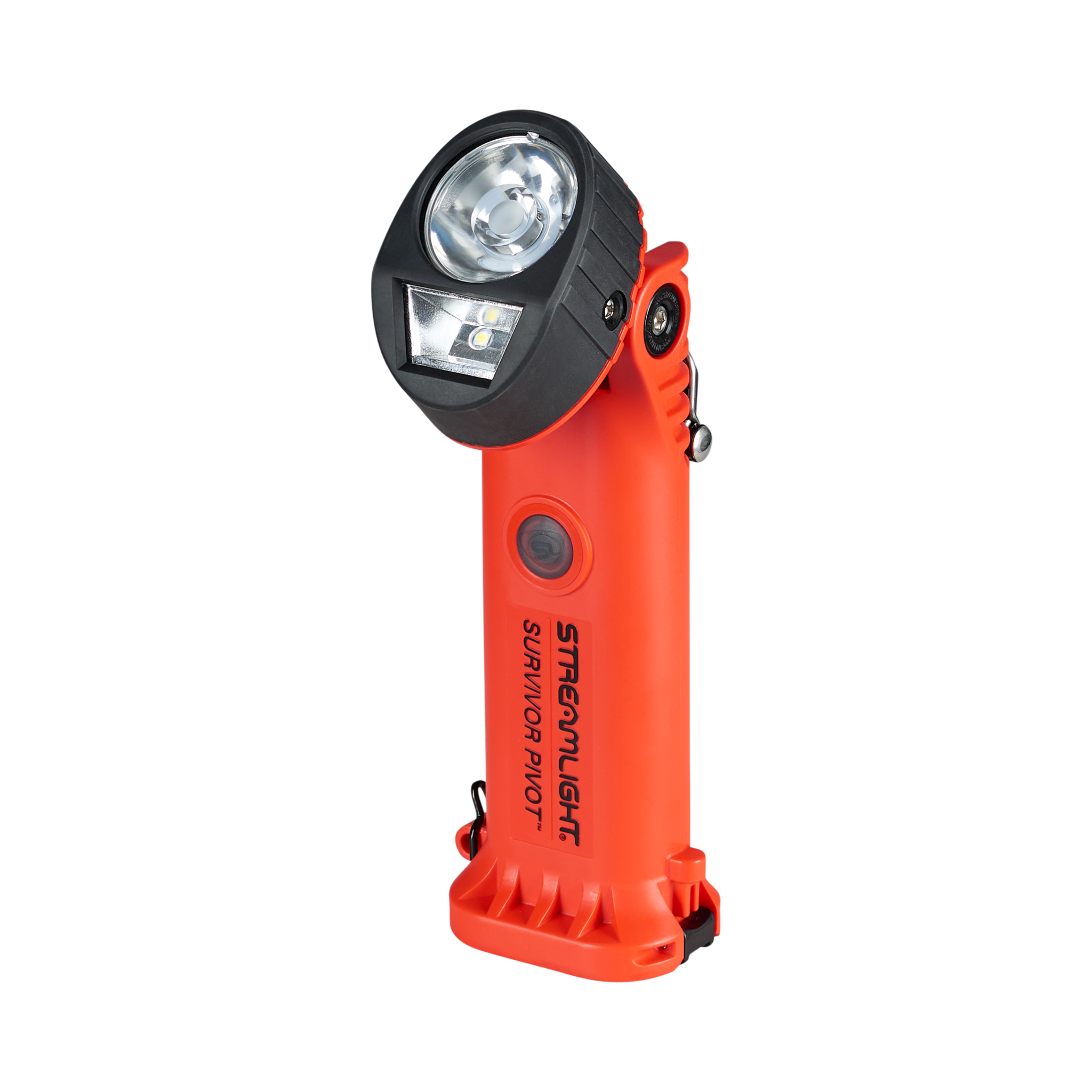 Streamlight Survivor Pivot - 230V AC/12V DC (Alkaline battery carrier not included) - Orange (91803)