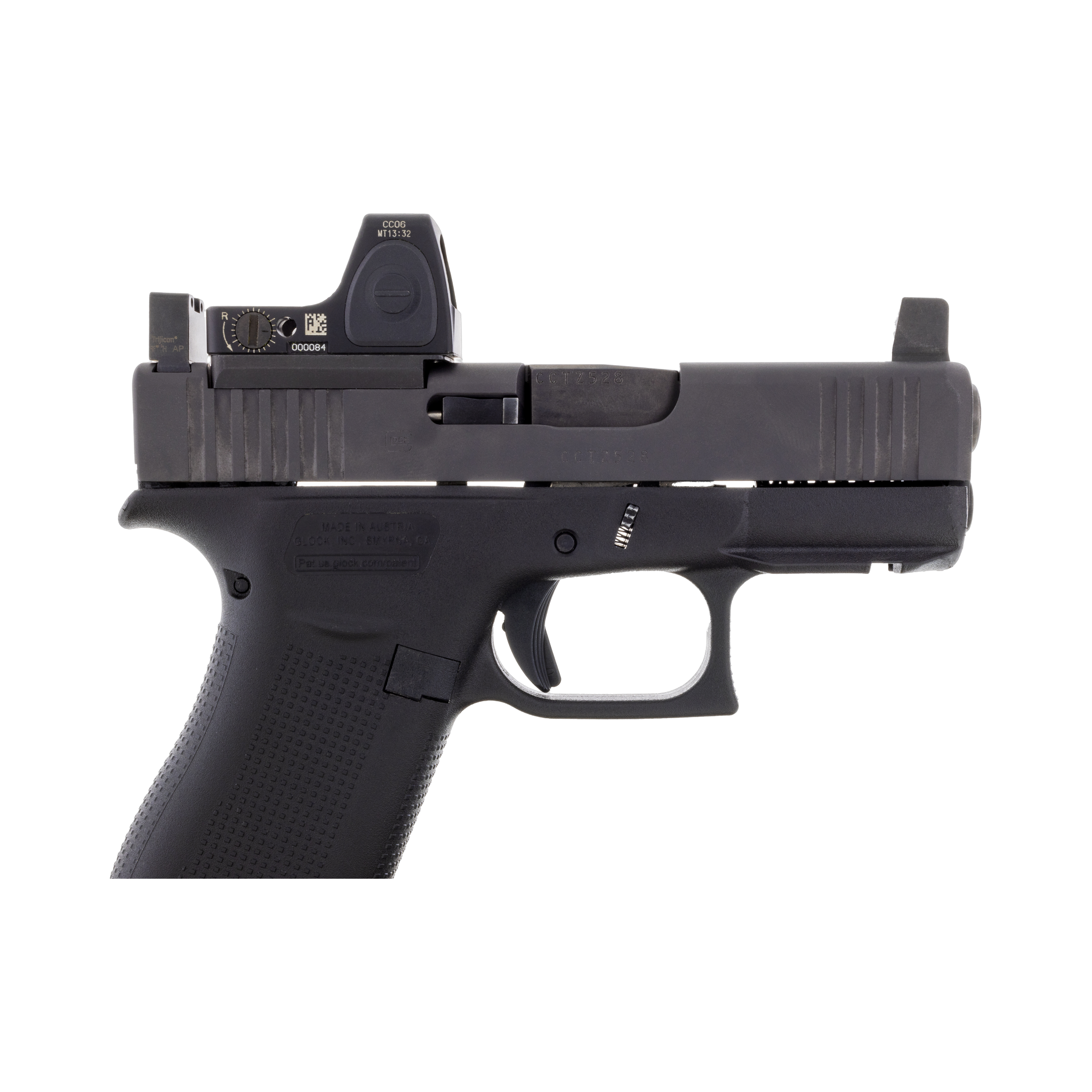 RMR®cc tvirtinimo plokštė, skirta „Glock 43X/48 MOS“