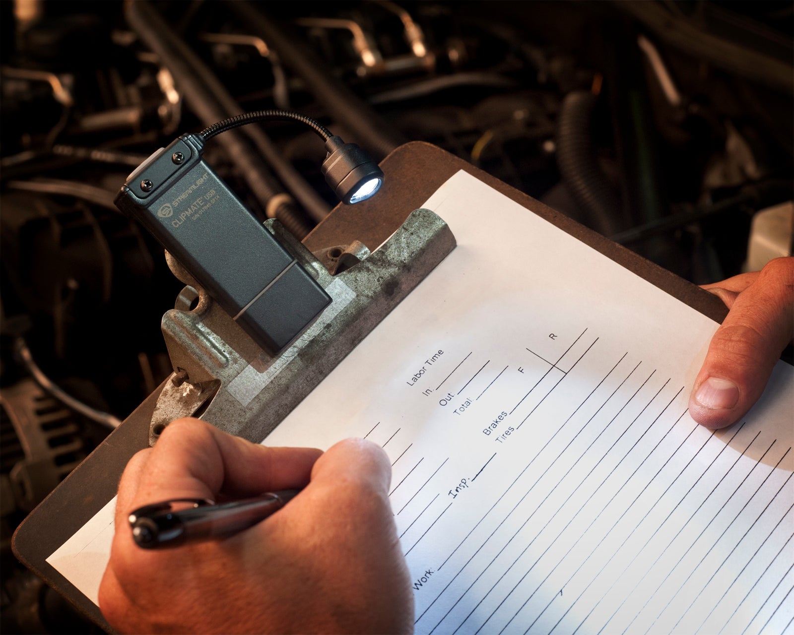 Streamlight ClipMate USB - Light only - Black with White and Red LEDs (61125)