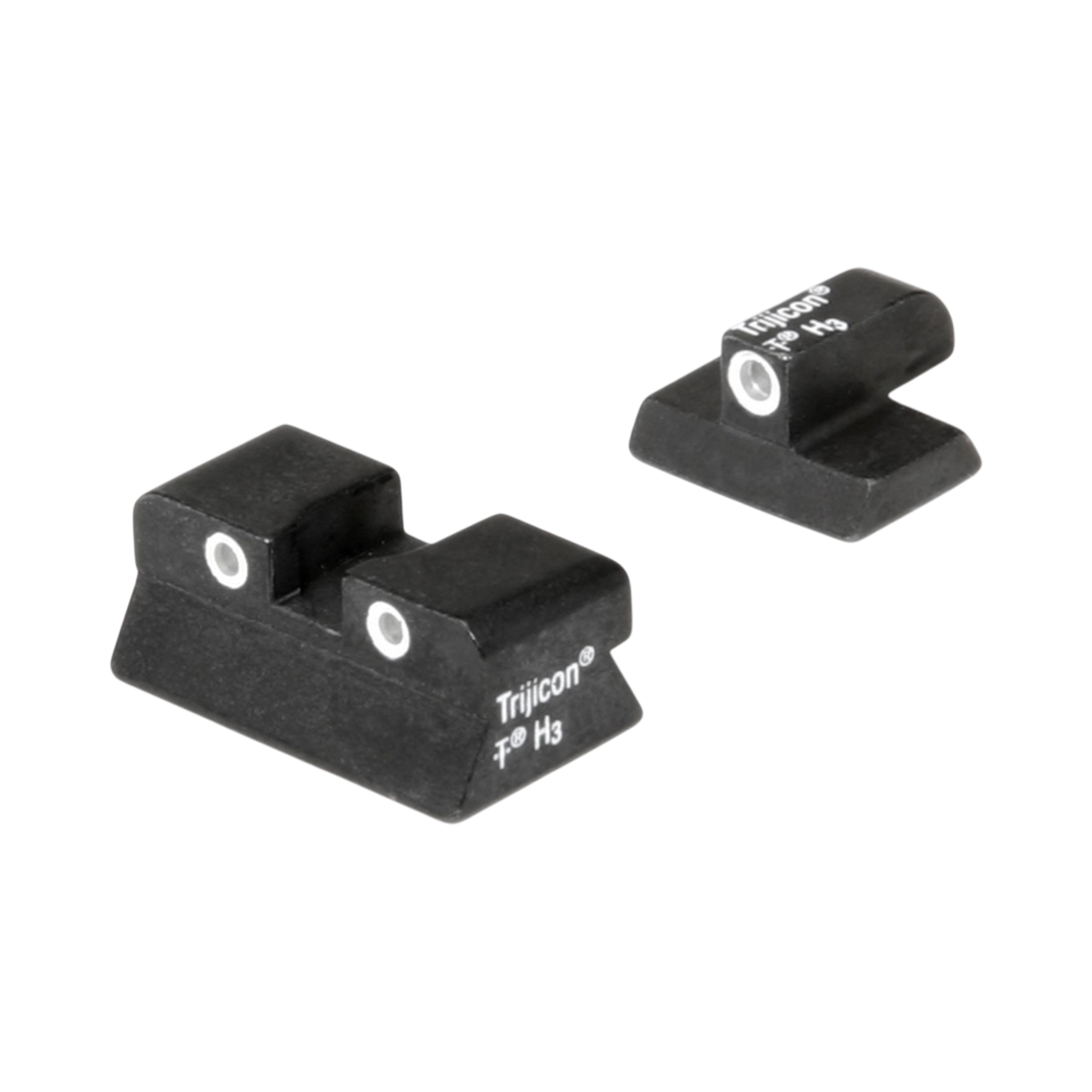 Trijicon Bright & Tough™ Night Sight Set (W/O Grn Front / W/O Org Rear) — for Browning Hi-Power