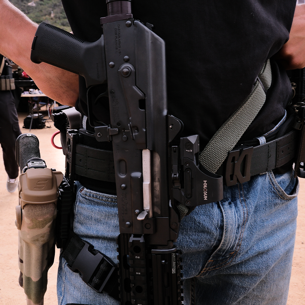Kore B2 Battle Belt Laser Cut Molle Black w/Inner Belt