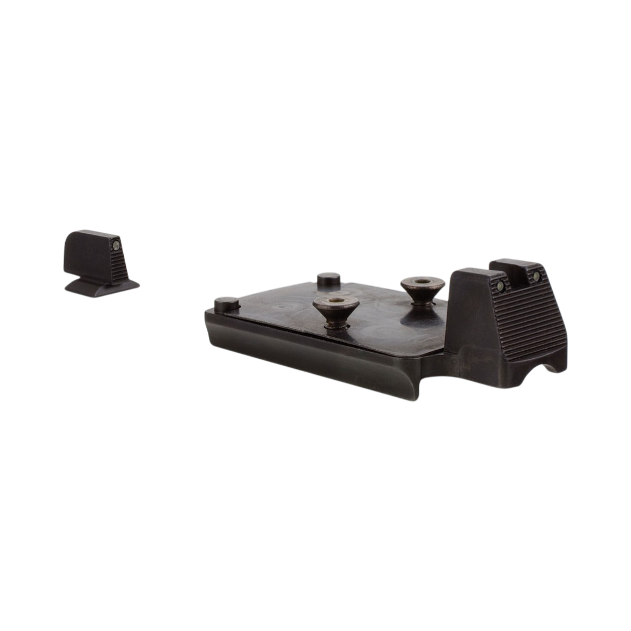 Trijicon RMR® Mount w/ Integrated Bright & Tough™ Night Sights - 1911, Black/Black