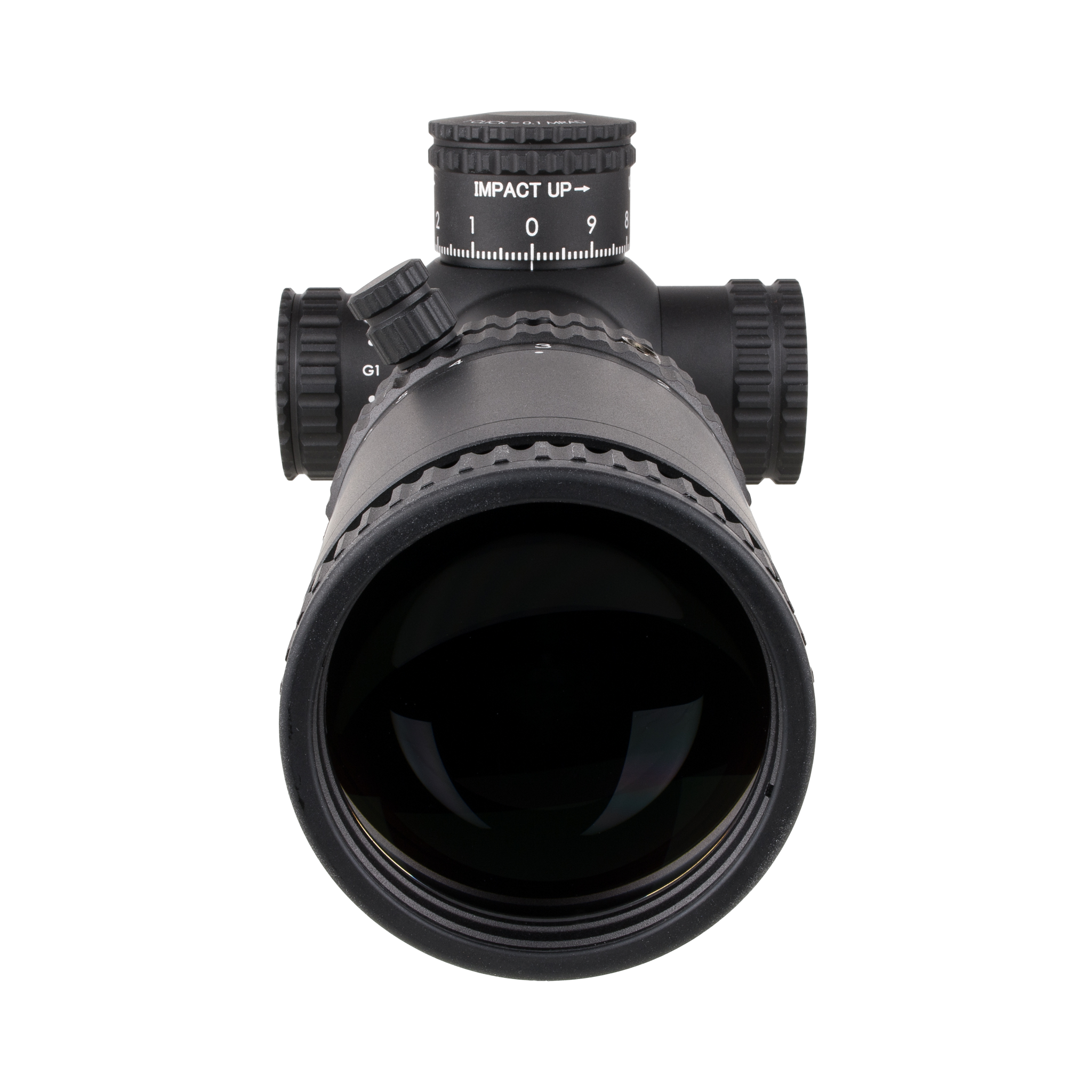 Credo® 1–10x28 FFP ar sarkanu/zaļu MRAD segmentētu apļa uzlabojumu, 34 mm, matēta apdare, Exp. EL RTZ