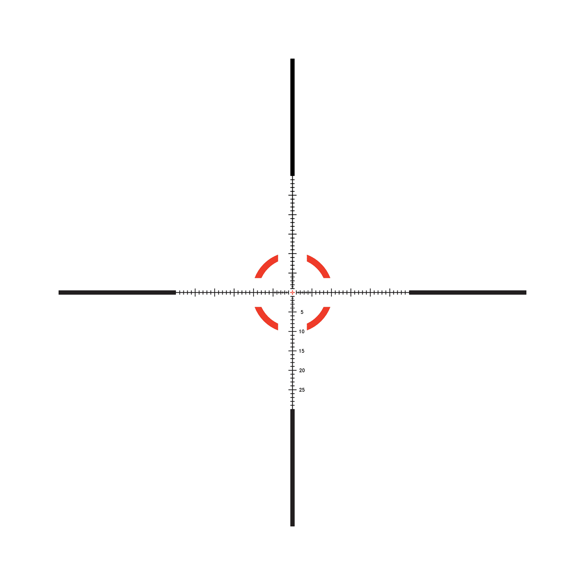 Credo® 1-8x28 FFP, koijota brūns, ar sarkanu/zaļu MOA segmentētu apli, 34 mm, atklāti fiksatori