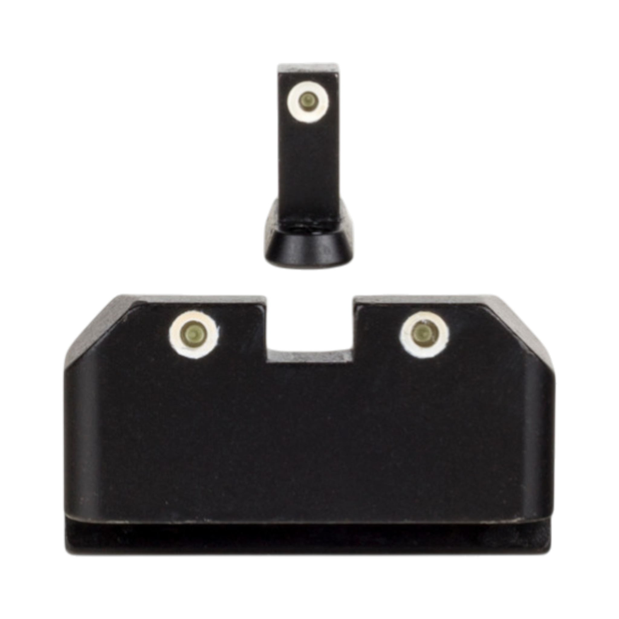 Trijicon® Suppressor/Optic Height Sight Set (W/W Green) - for CZ P10 / P10c Optics Ready