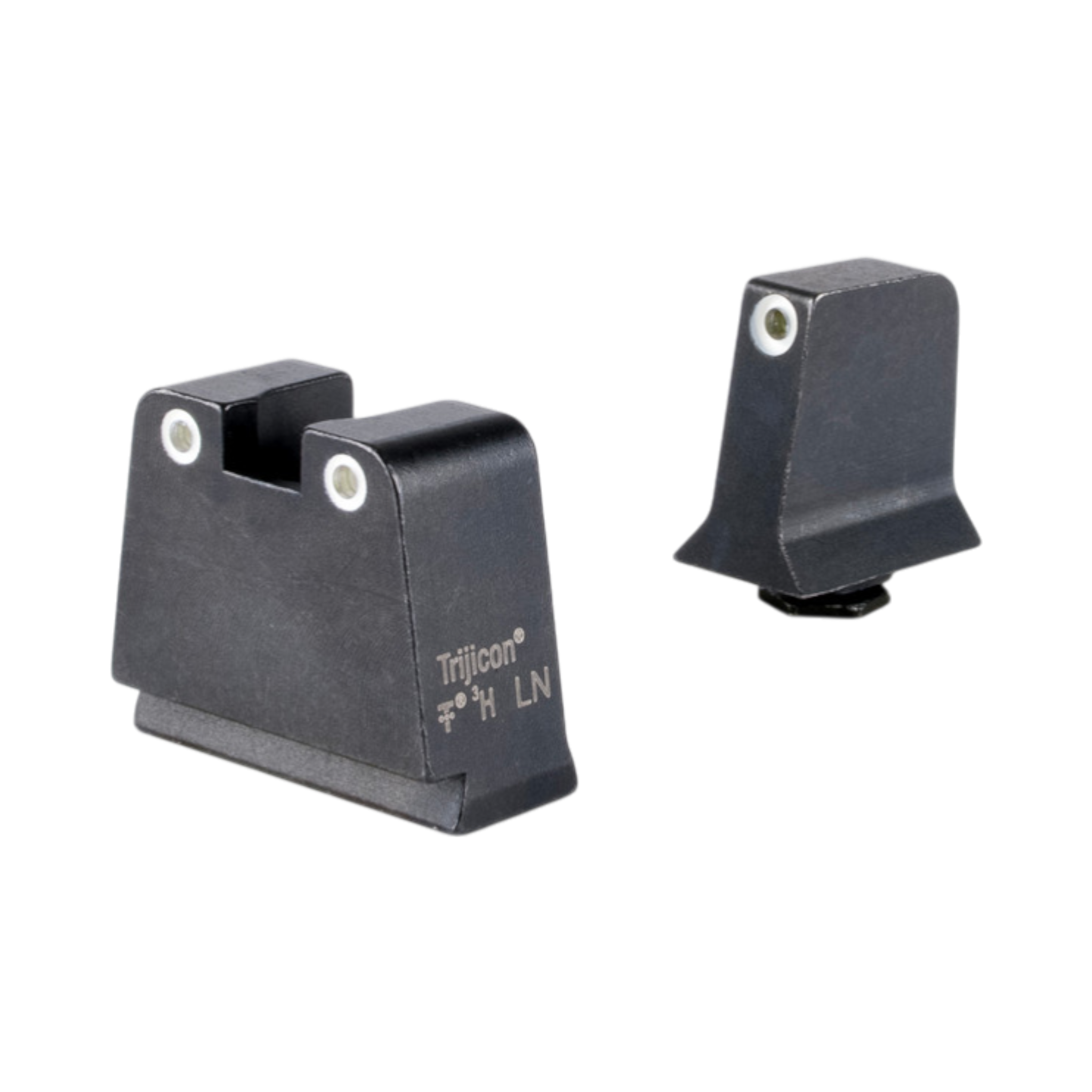Trijicon® Suppressor/Optic Height Sight Set (W/W Grn) for GLOCK® Models 42, 43, 43x, 43e, and 48