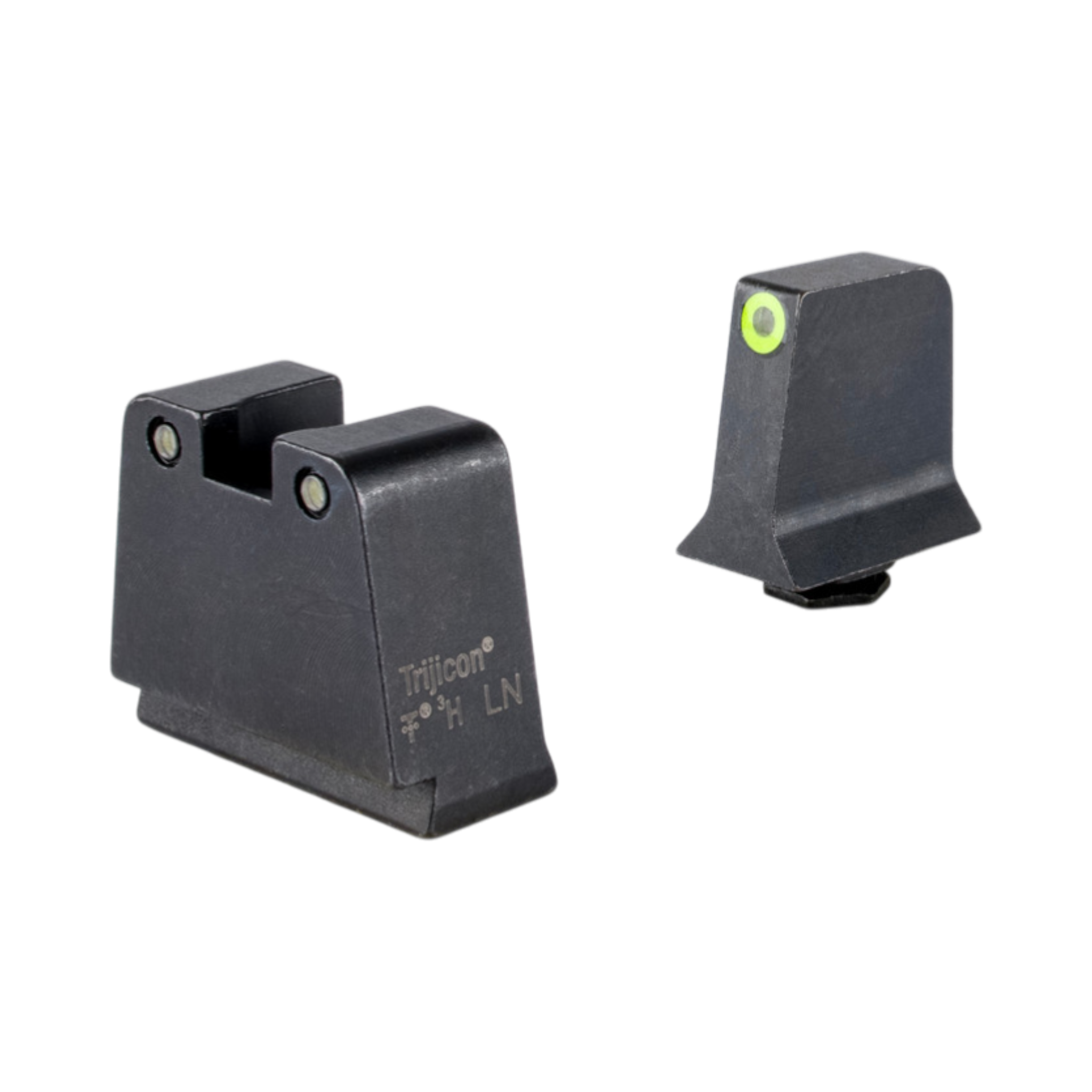 Trijicon® Suppressor/Optic Height Sight Set (Yel/Blk Green) for GLOCK® 42, 43, 43x, 43e, and 51