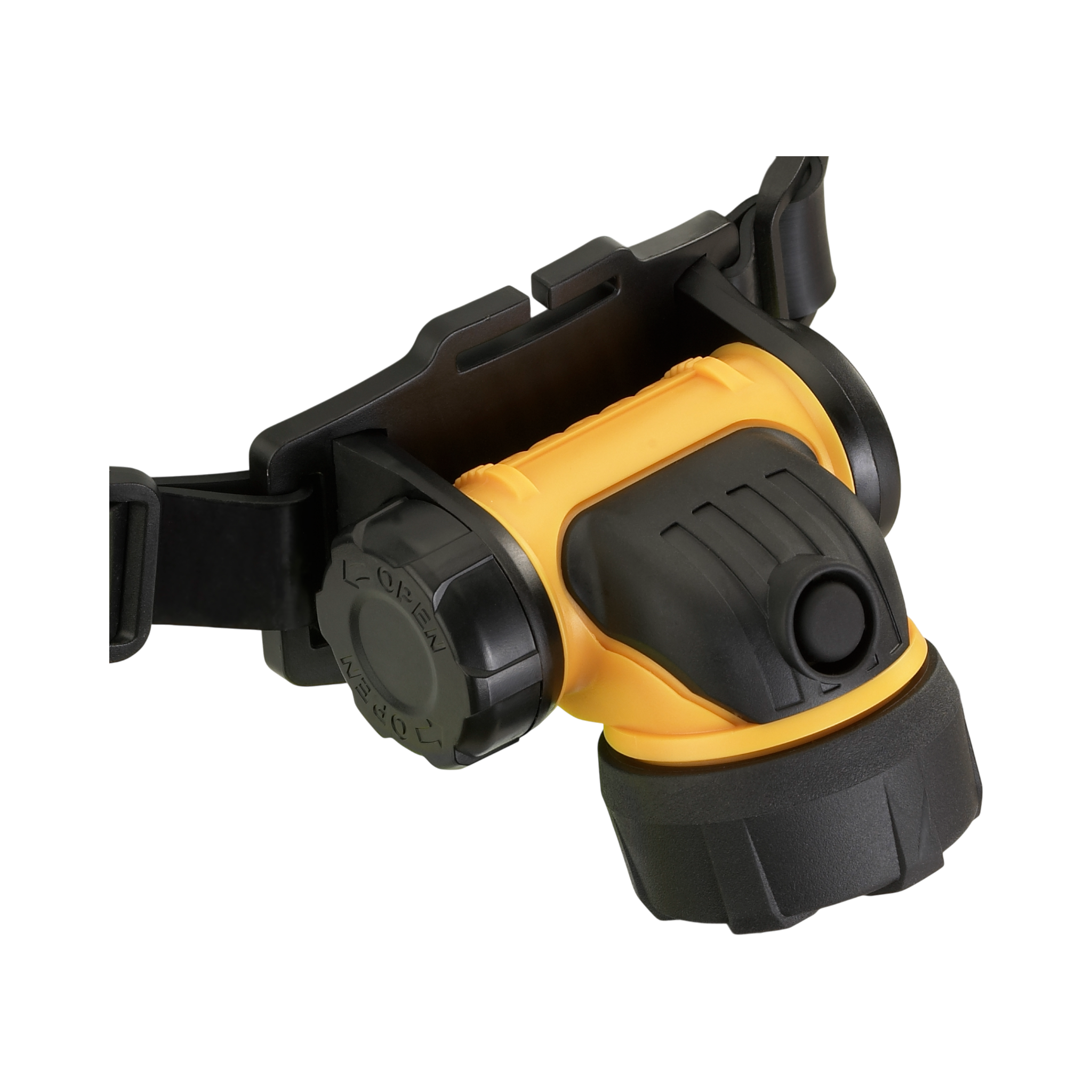 Streamlight Argo Div. 2 - Incl. Alkaline batteries, rubber & elastic straps - Yellow (61301)