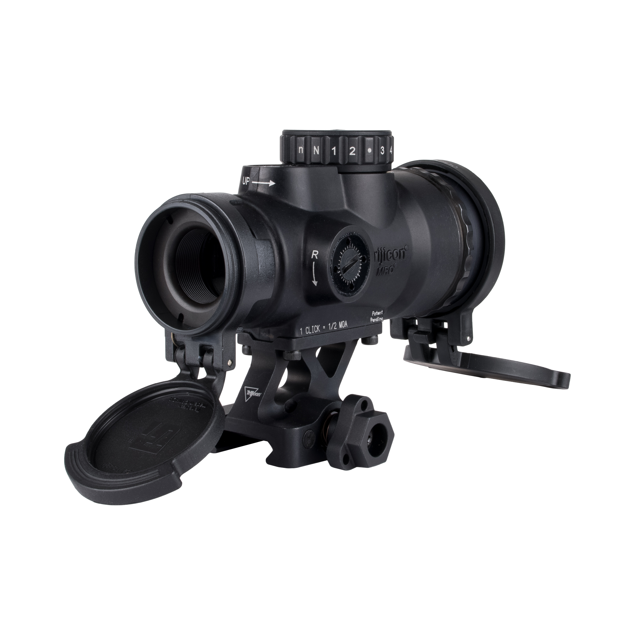 Trijicon MRO® SD reguleeritav LED 2,0 MOA punane täpp +1/3 Co-Witness kiirvabastusega kinnitus Q-LOC™ (AC32071)