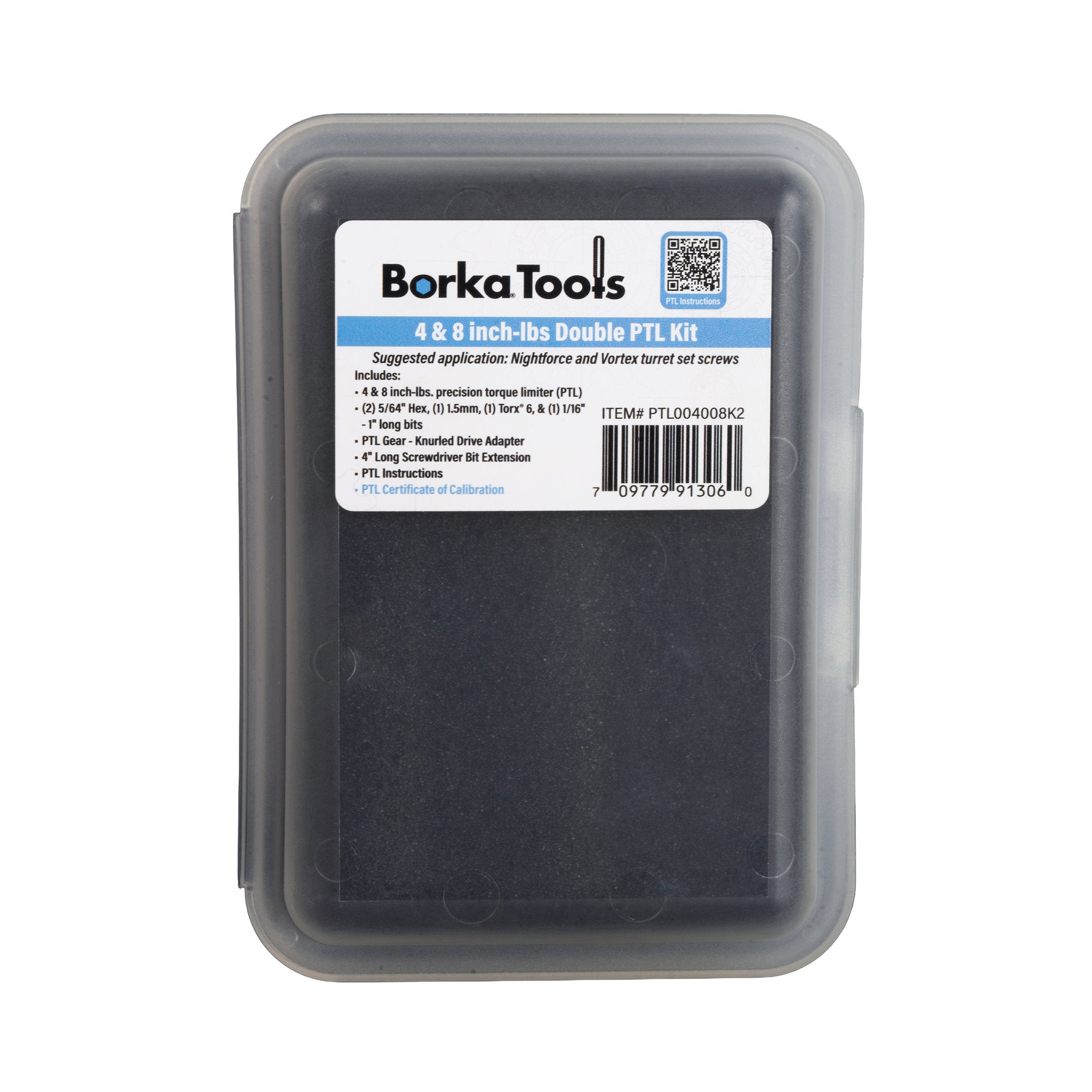 Zestaw Borka Double PTL (4 i 8 cali-funtów) do śrub wieżyczki NightForce i Vortex (PTL004008K2)