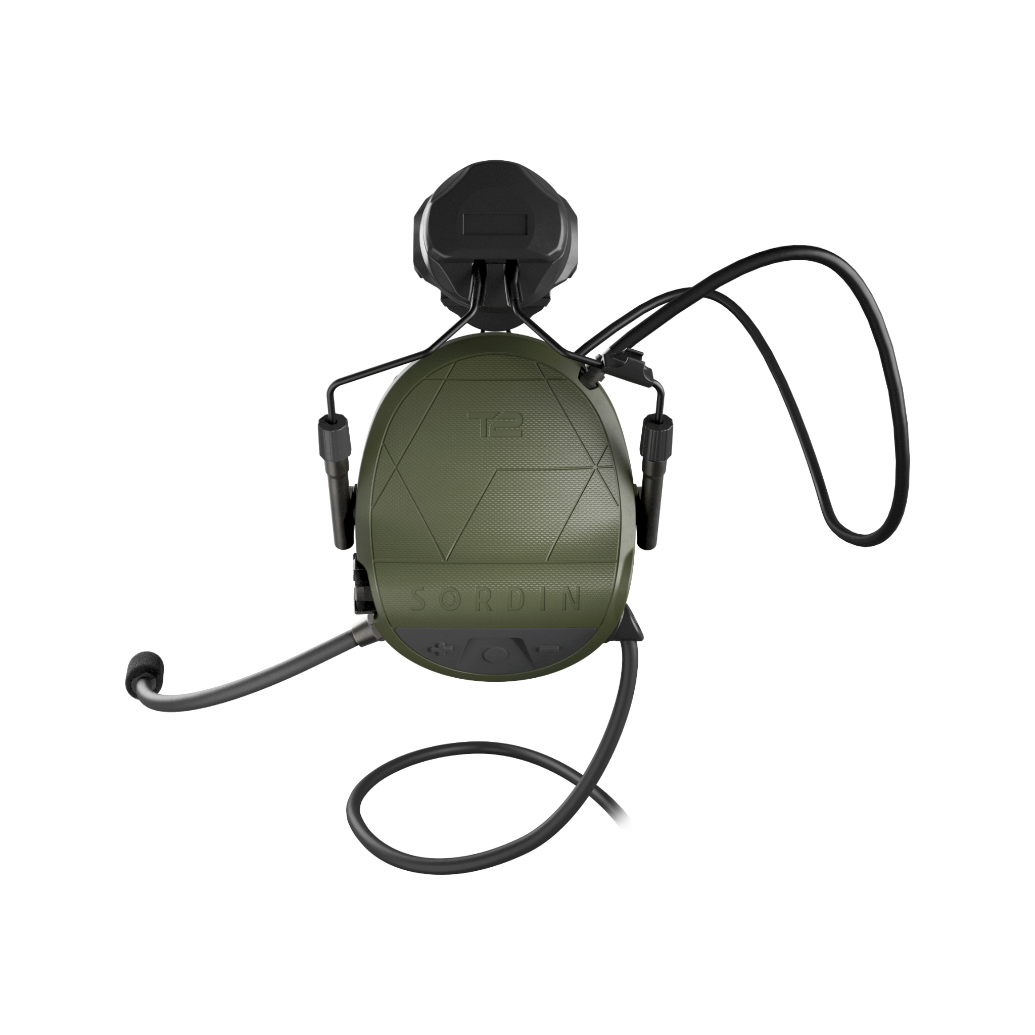 Sordin Supreme T2 CC Green ARC Helmet Memory Foam (304006-30P)