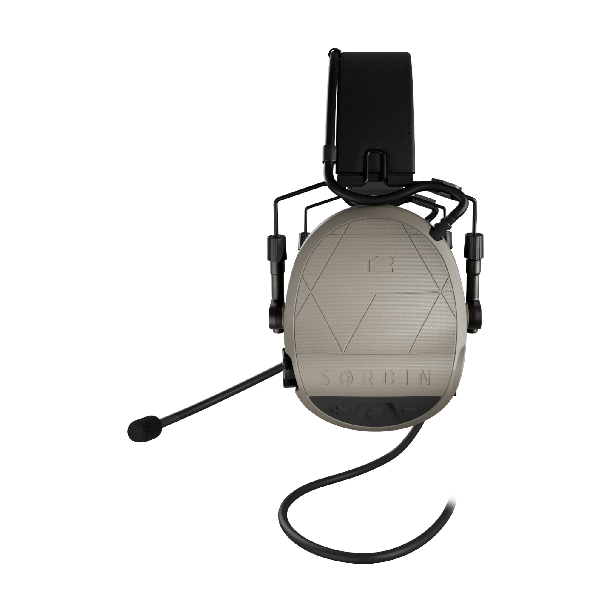 Sordin Supreme T2 CC Right Tan Headband Leather Memory Foam (305005-10P)