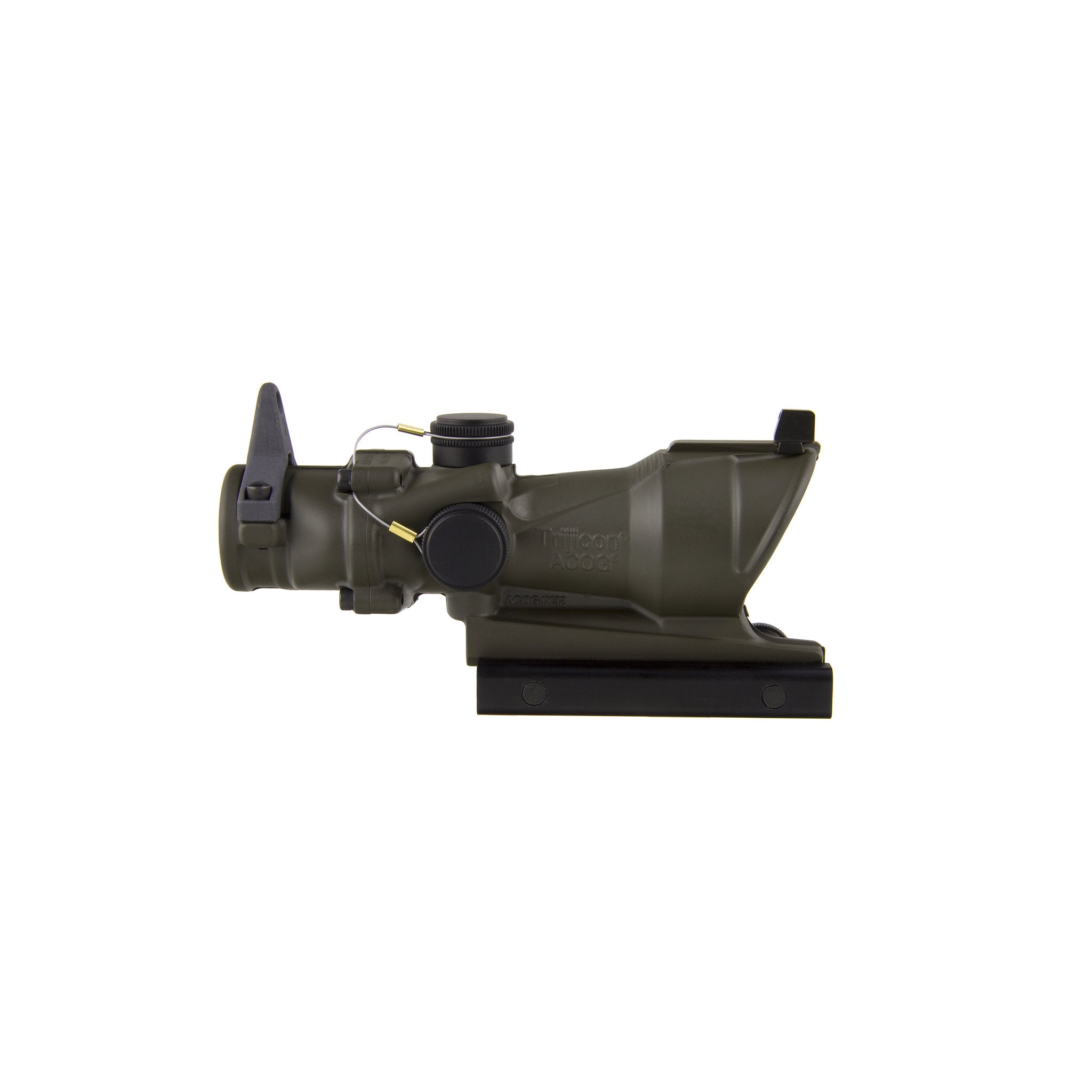Trijicon ACOG® 4x32 Tritium Riflescope, Amber Crosshair .223 BDC Reticle + BUIS, CK ODG