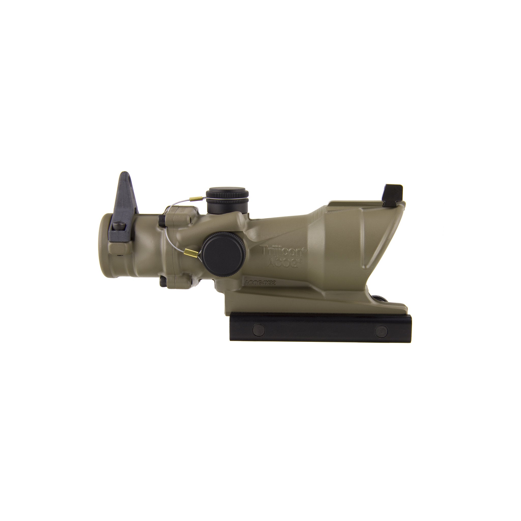 Trijicon ACOG® 4x32 Tritium Riflescope, Amber Crosshair .223 BDC Reticle + BUIS, CK FDE