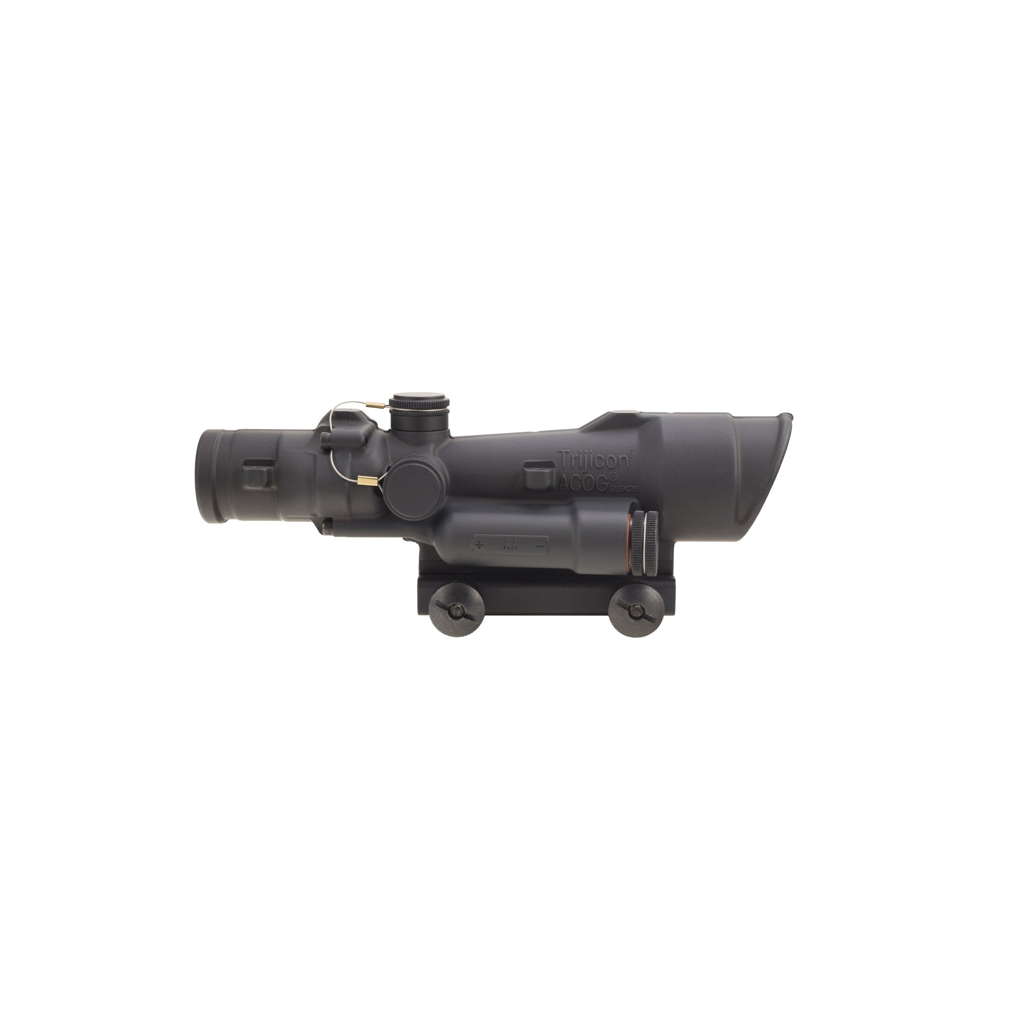 Trijicon ACOG® 3,5x35 BAC tēmēklis, LED apgaismojums. Sarkana zirga pakava/punkts .223 BDC tēmēkļa krusts