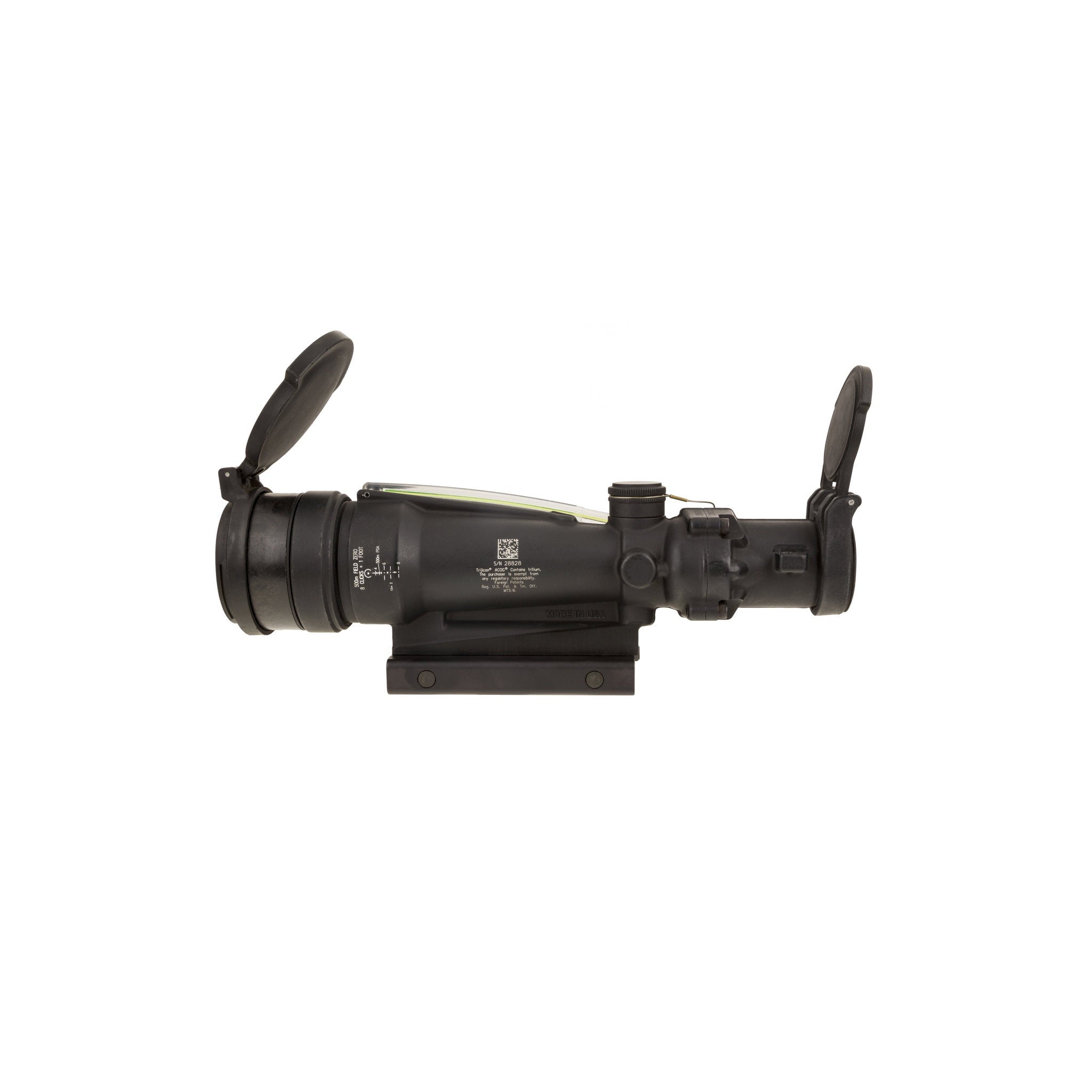 Trijicon ACOG® 3.5x35 BAC Riflescope, Dual Illum. Green Horseshoe/Dot M249 BDC Reticle, ARD