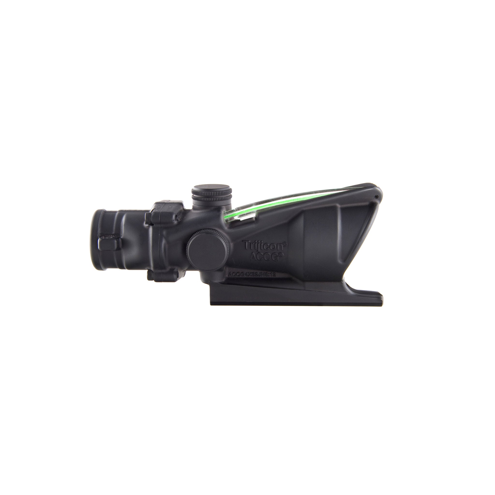 Trijicon ACOG® 4x32 BAC rifle scope, kahekordne valgustatus. Roheline donut .223 BDC sihtimismärk