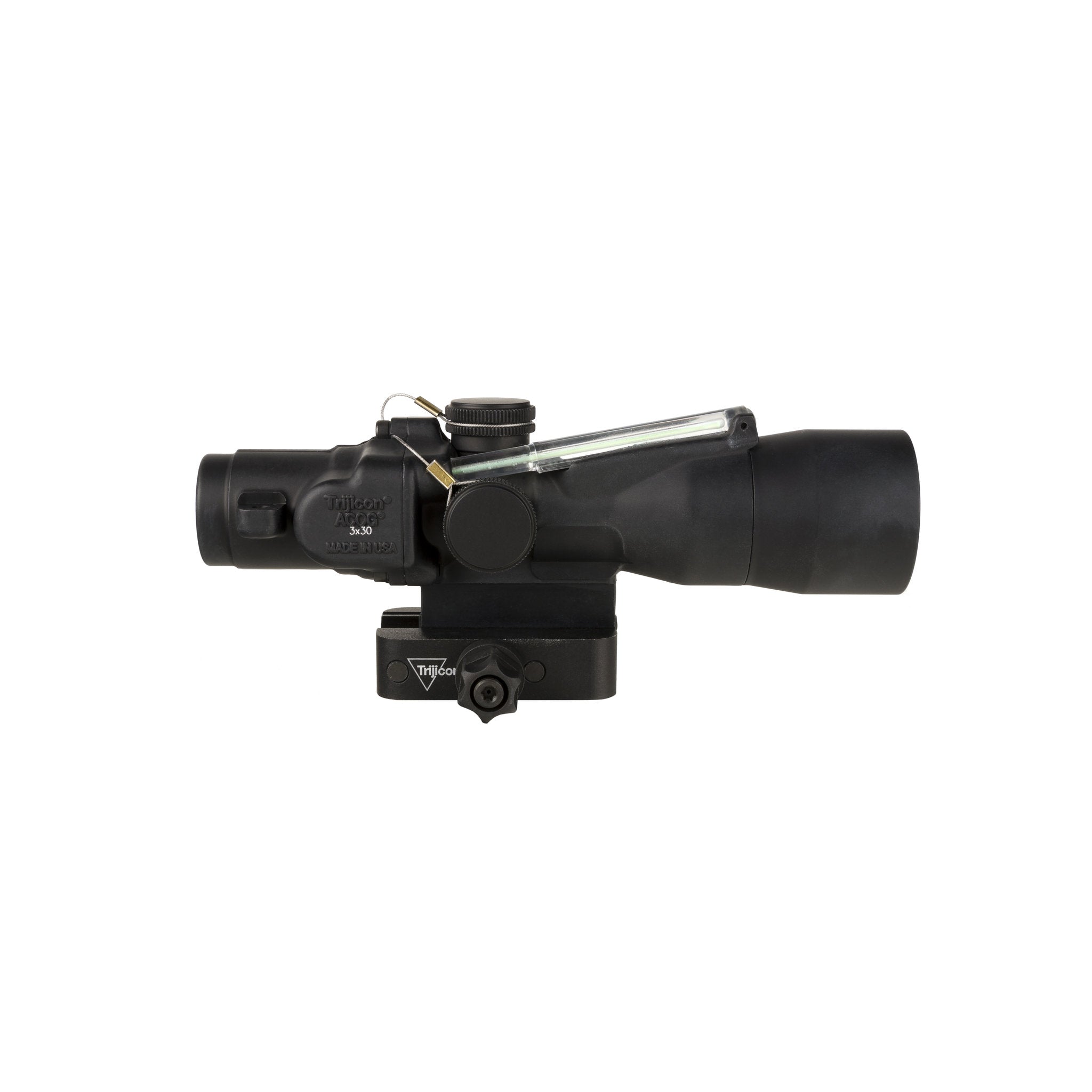 Trijicon 3x30 Comp ACOG® tēmēklis, divkāršs apgaismojums. Zaļš krustveida tēmēklis .223/69gr. Remington Ret ar Q-LOC stiprinājumu