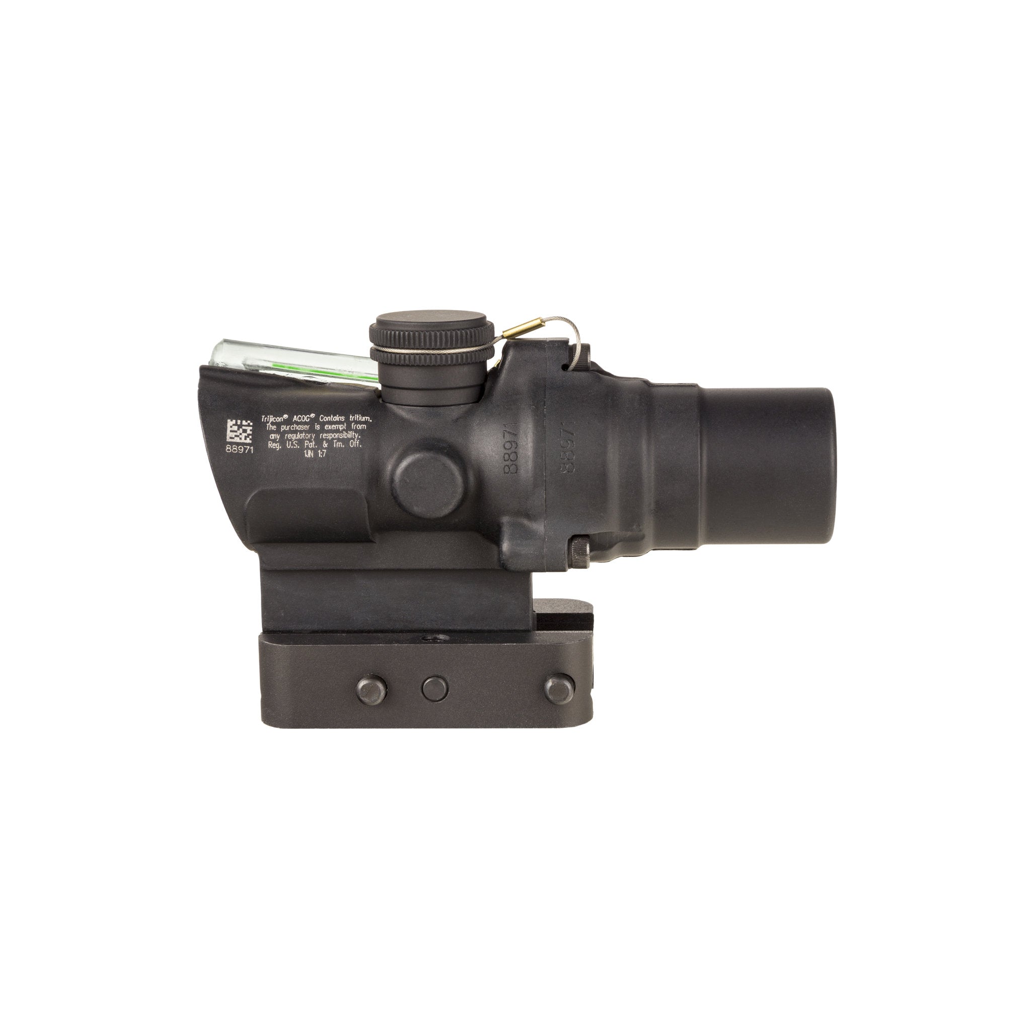 Trijicon 1.5x16S Compact ACOG® Scope, Dual Illum. Green Ring & 2 MOA Dot w/ Q-LOC Mount