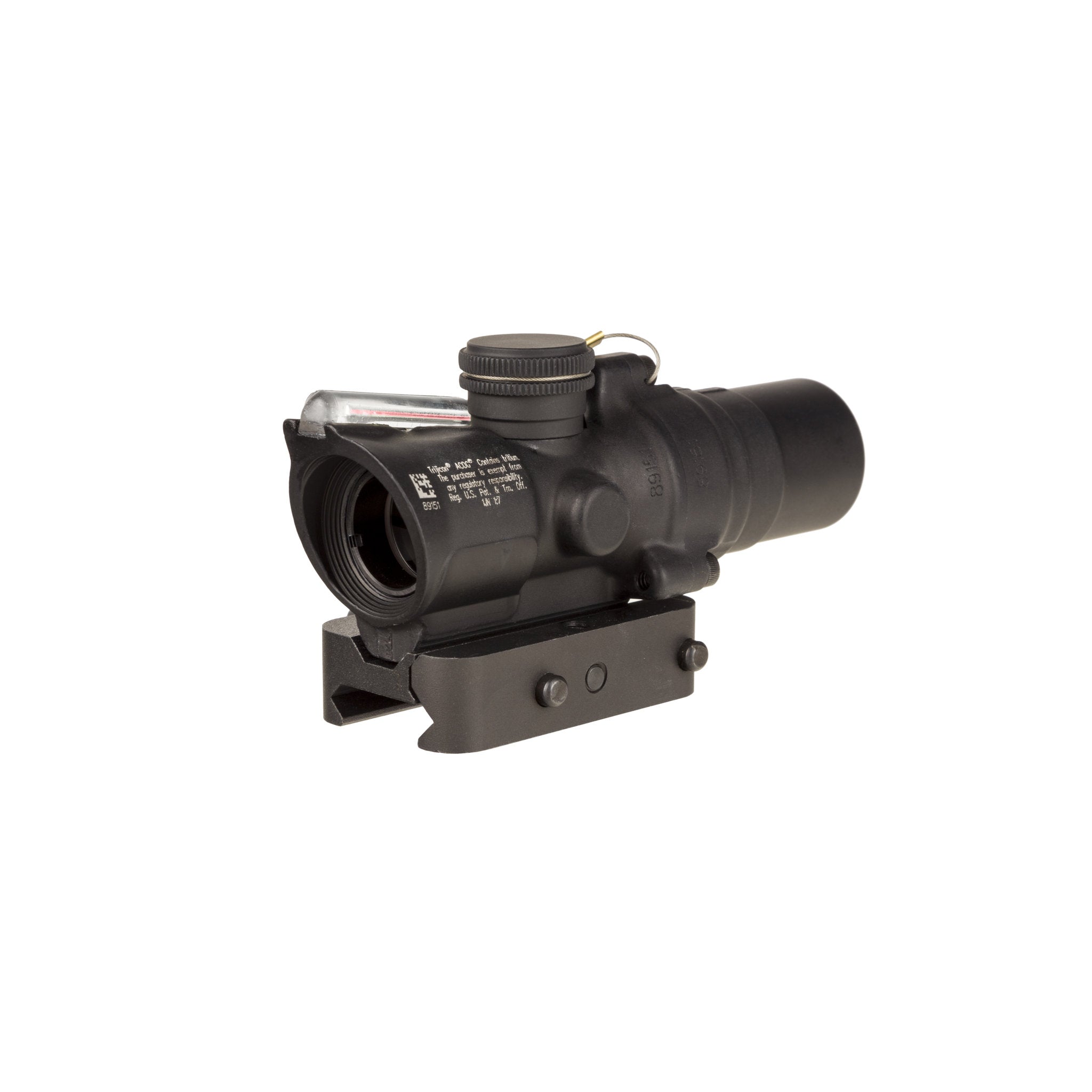 Luneta Trijicon 1,5x16S Compact ACOG® o niskiej wysokości, podwójnym podświetleniu, czerwonym pierścieniu i kropce 2 MOA z mocowaniem Q-LOC