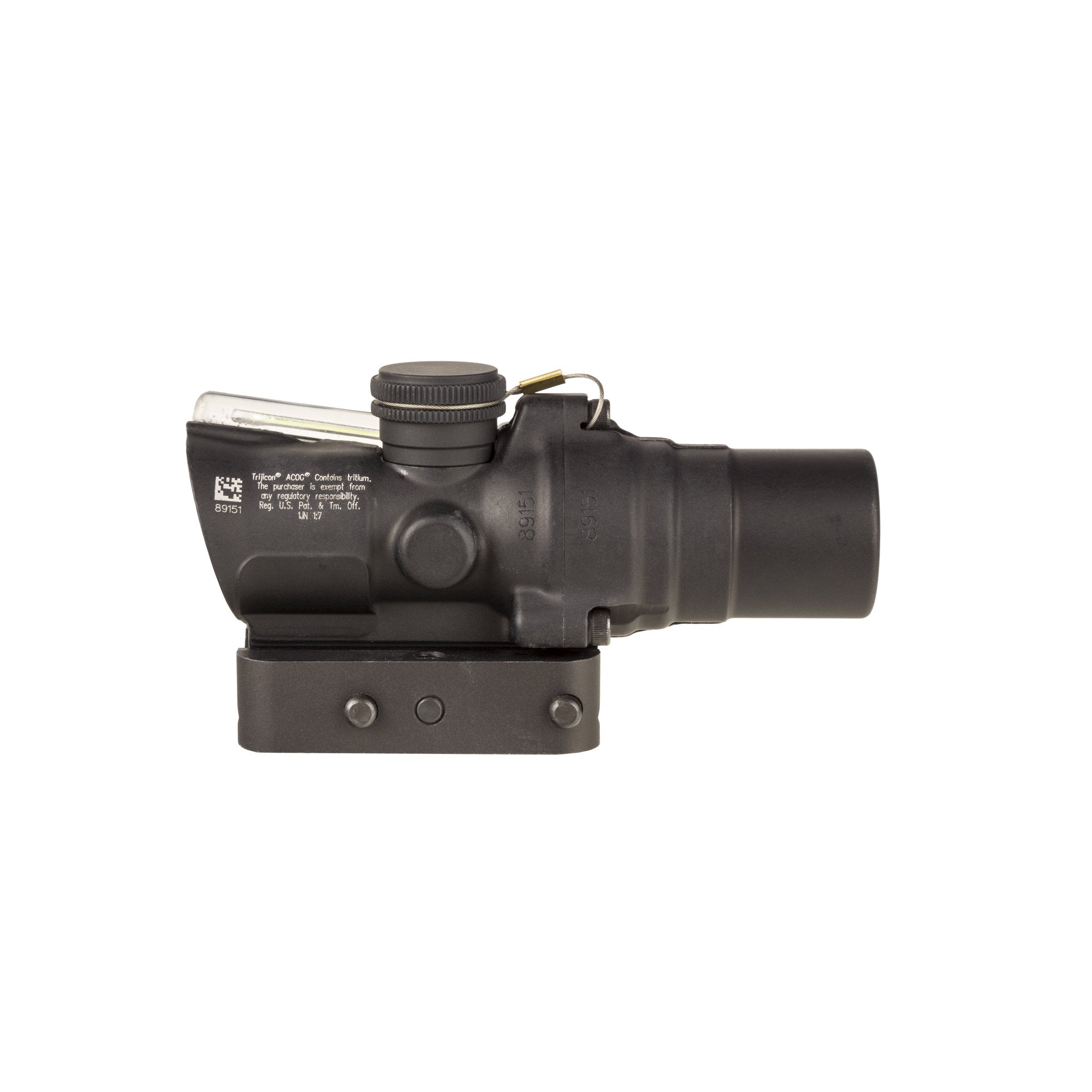 Trijicon 1.5x16S Compact ACOG® Scope Low Height, Dual Illum. Green Ring & 2 MOA Dot w/ Q-LOC Mount