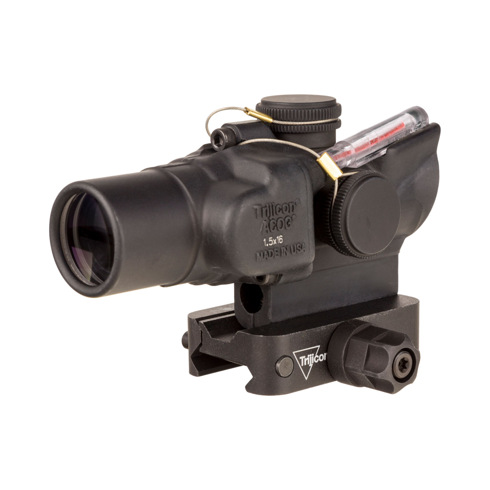 Trijicon 1.5x16S Compact ACOG® Scope, Dual Illum. RTR 9mm PCC Reticle w/ Q-LOC Mount