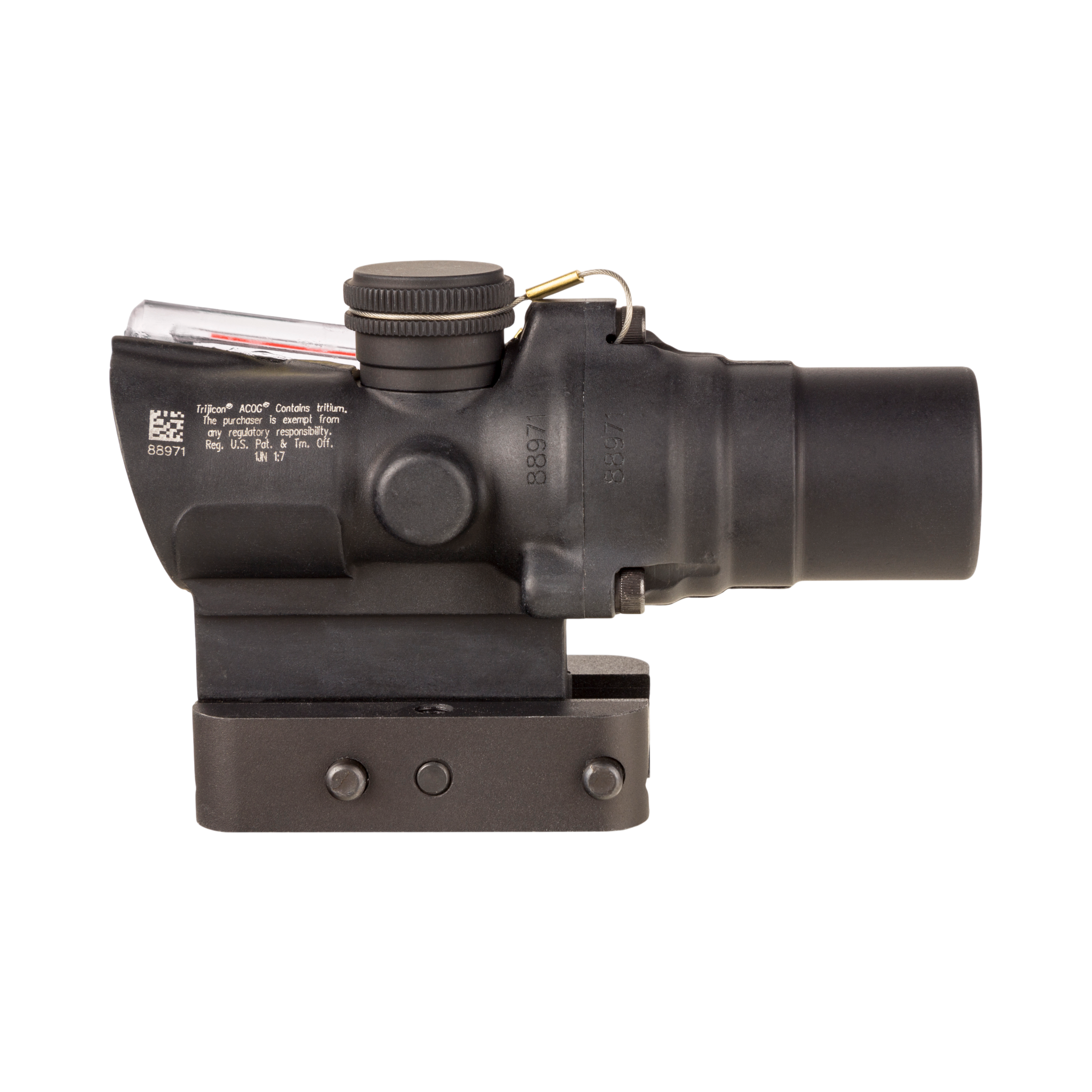 Luneta Trijicon 1,5x16S Compact ACOG®, podwójne podświetlenie. Siatka celownicza RTR .223 z mocowaniem Q-LOC