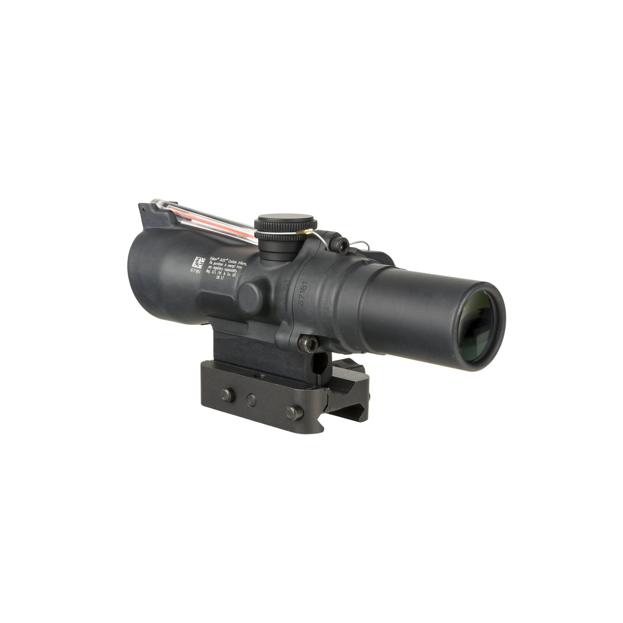 Trijicon 1.5x24 Compact ACOG® Scope, Dual Illum. Red Crosshair Reticle w/ Q-LOC Mount