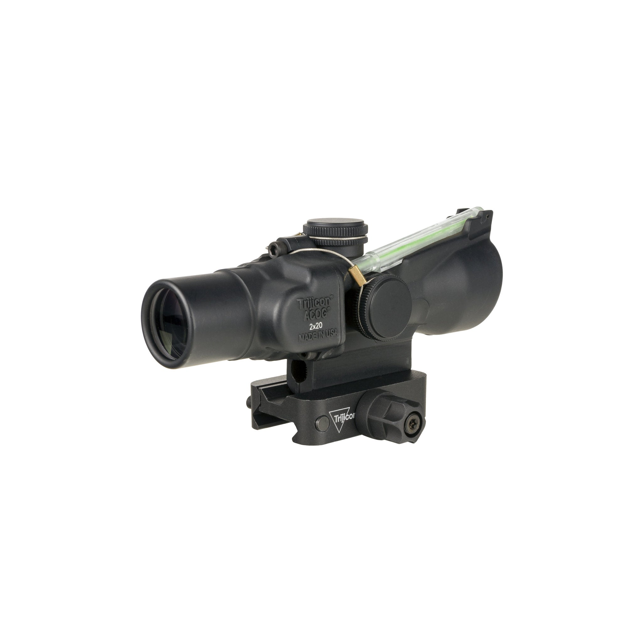 Trijicon 2x20 Compact ACOG® Scope, Dual Illum. Green Crosshair Reticle w/ Q-LOC Mount