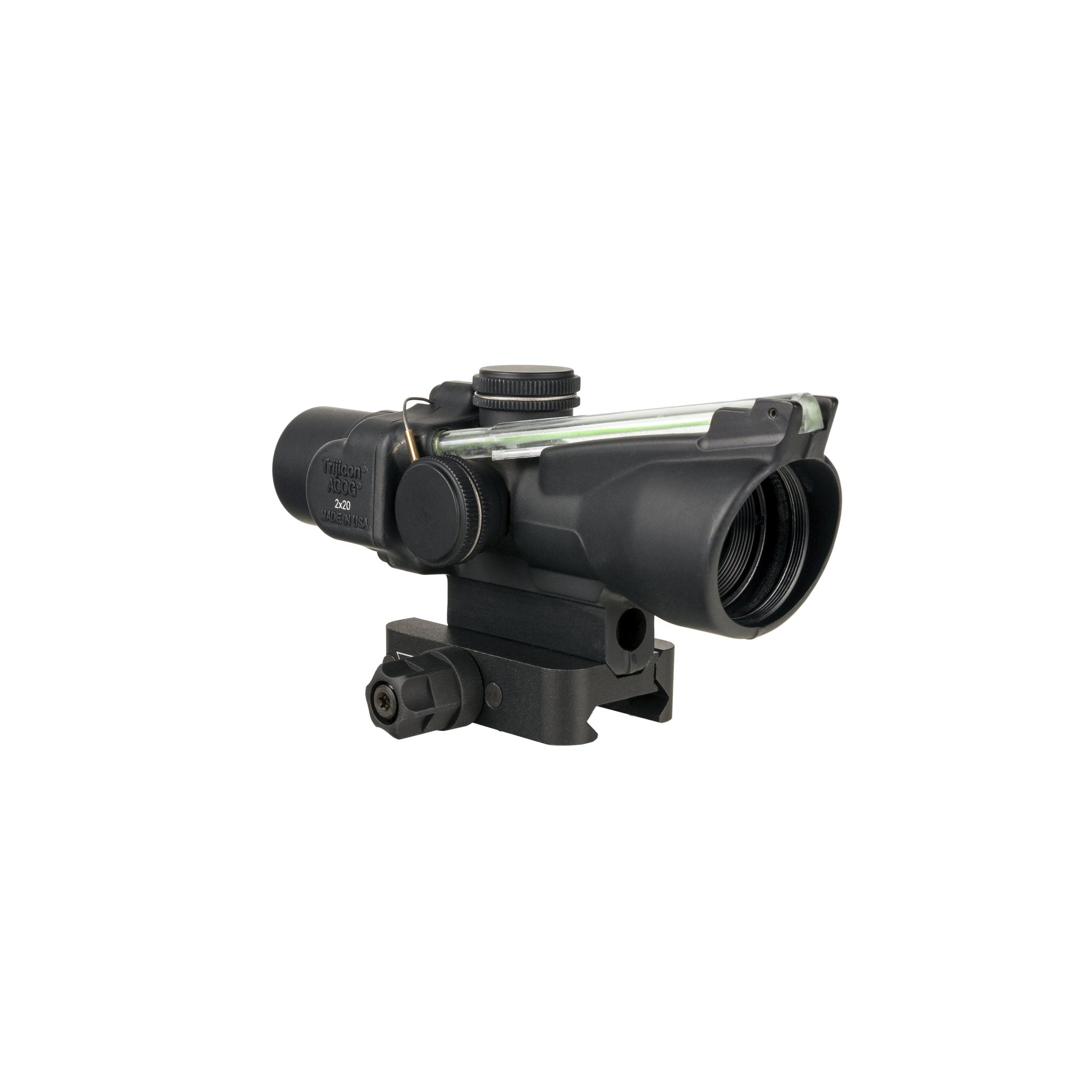 Trijicon 2x20 Compact ACOG® Scope, Dual Illum. Green Crosshair Reticle w/ Q-LOC Mount