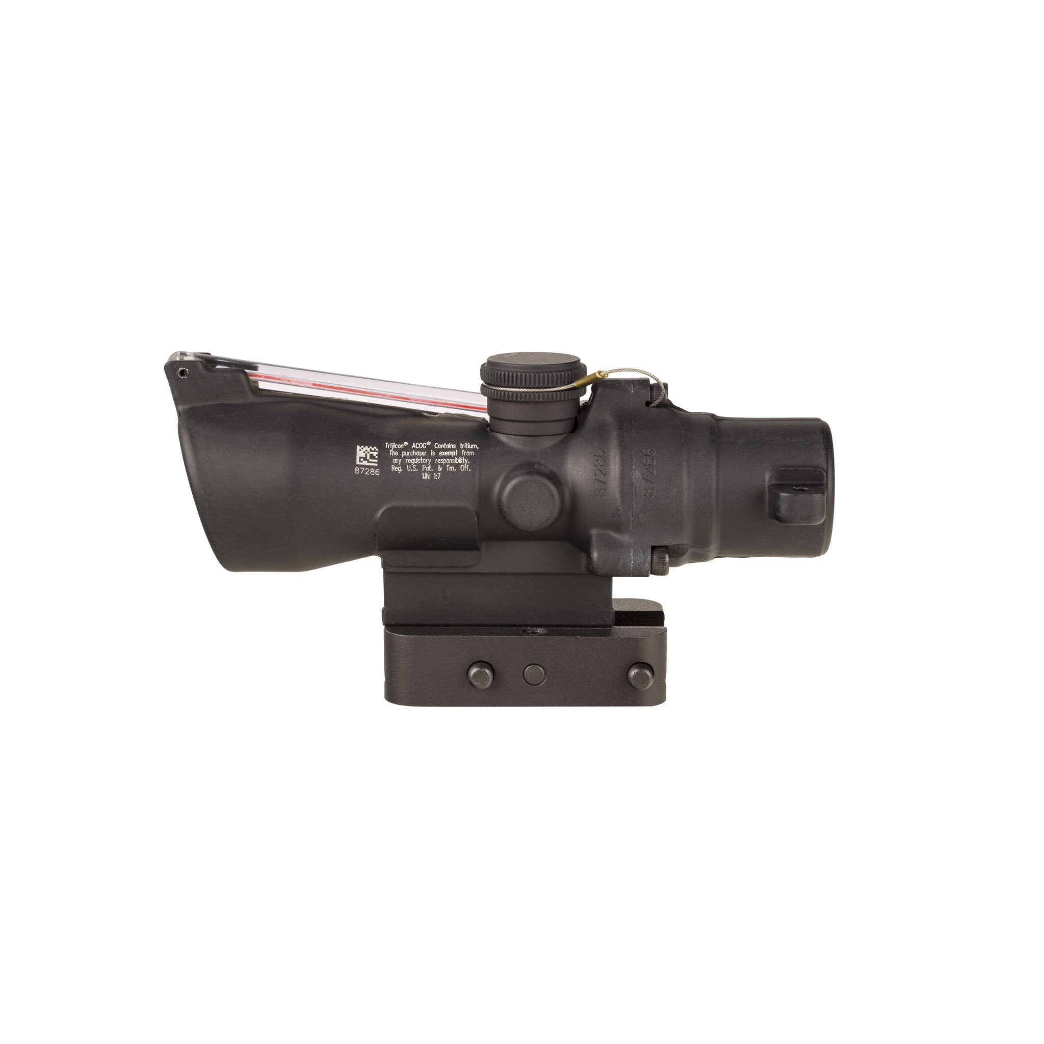 Trijicon 3x24 Compact ACOG® Scope, Dual Illum. Red Horseshoe/Dot .223/55gr. Reticle w/ Q-LOC Mount