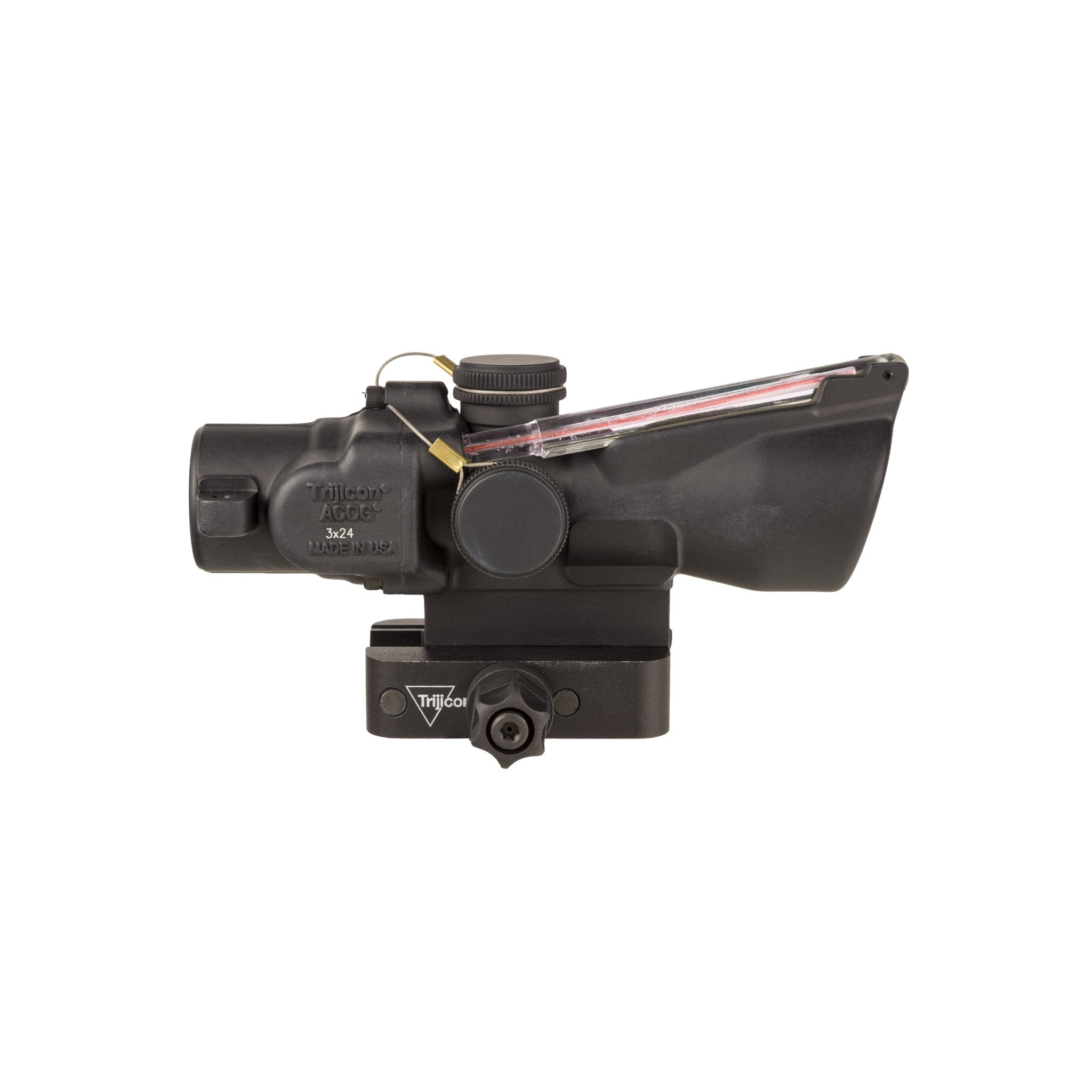 Trijicon 3x24 Compact ACOG® Scope, Dual Illum. Red Horseshoe/Dot .223/55gr. Reticle w/ Q-LOC Mount