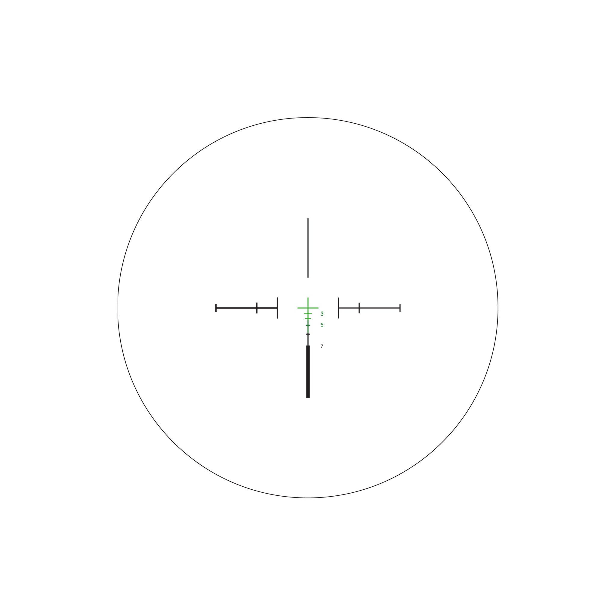 Trijicon 3x24 Compact ACOG® Scope Low, Dual Illum. Green Crosshair .223/55gr. Reticle w/ Q-LOC Mount
