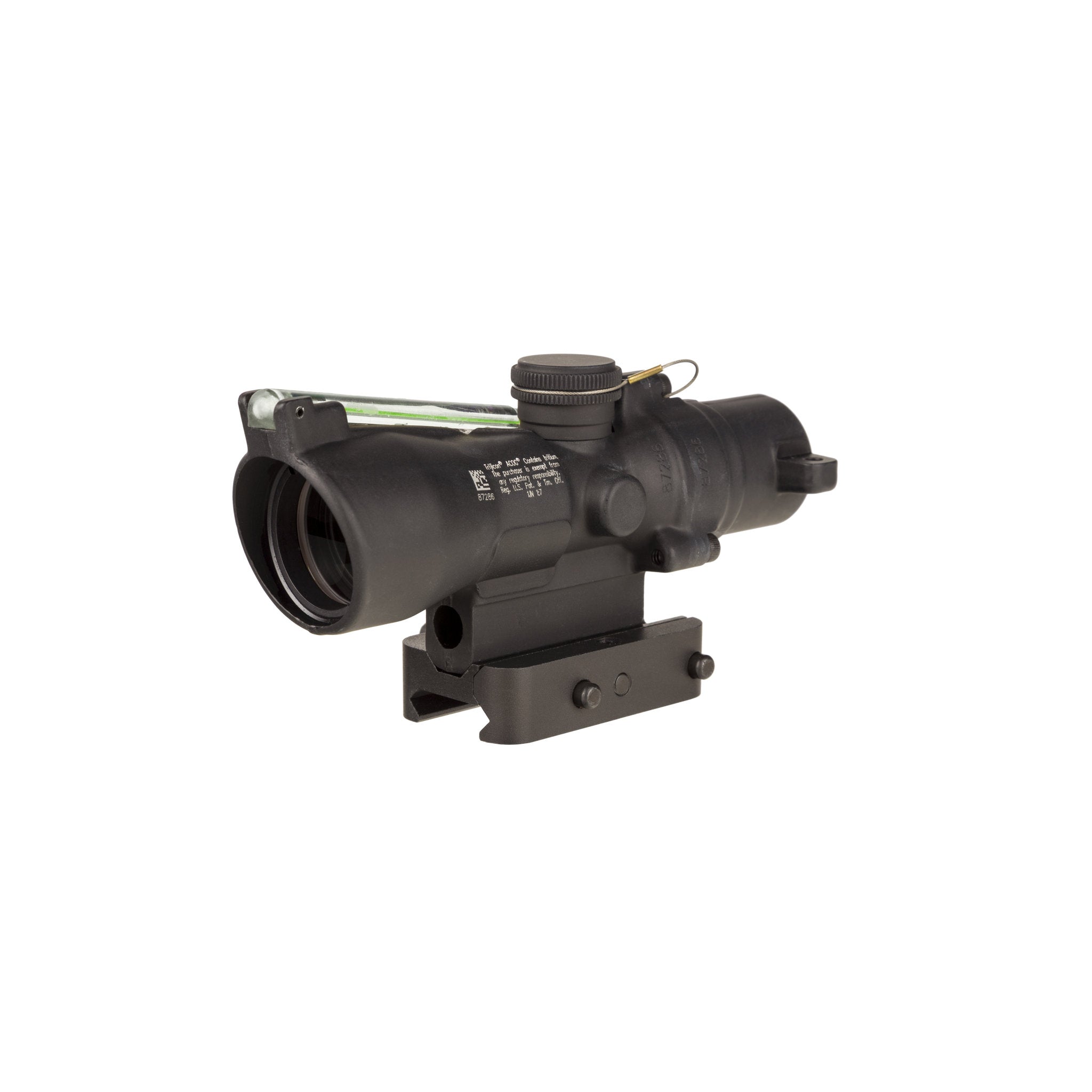 Trijicon 3x24 XB Compact ACOG® Crossbow Scope, Dual Illum. Green 400-440+fps Reticle w/ Q-LOC Mount