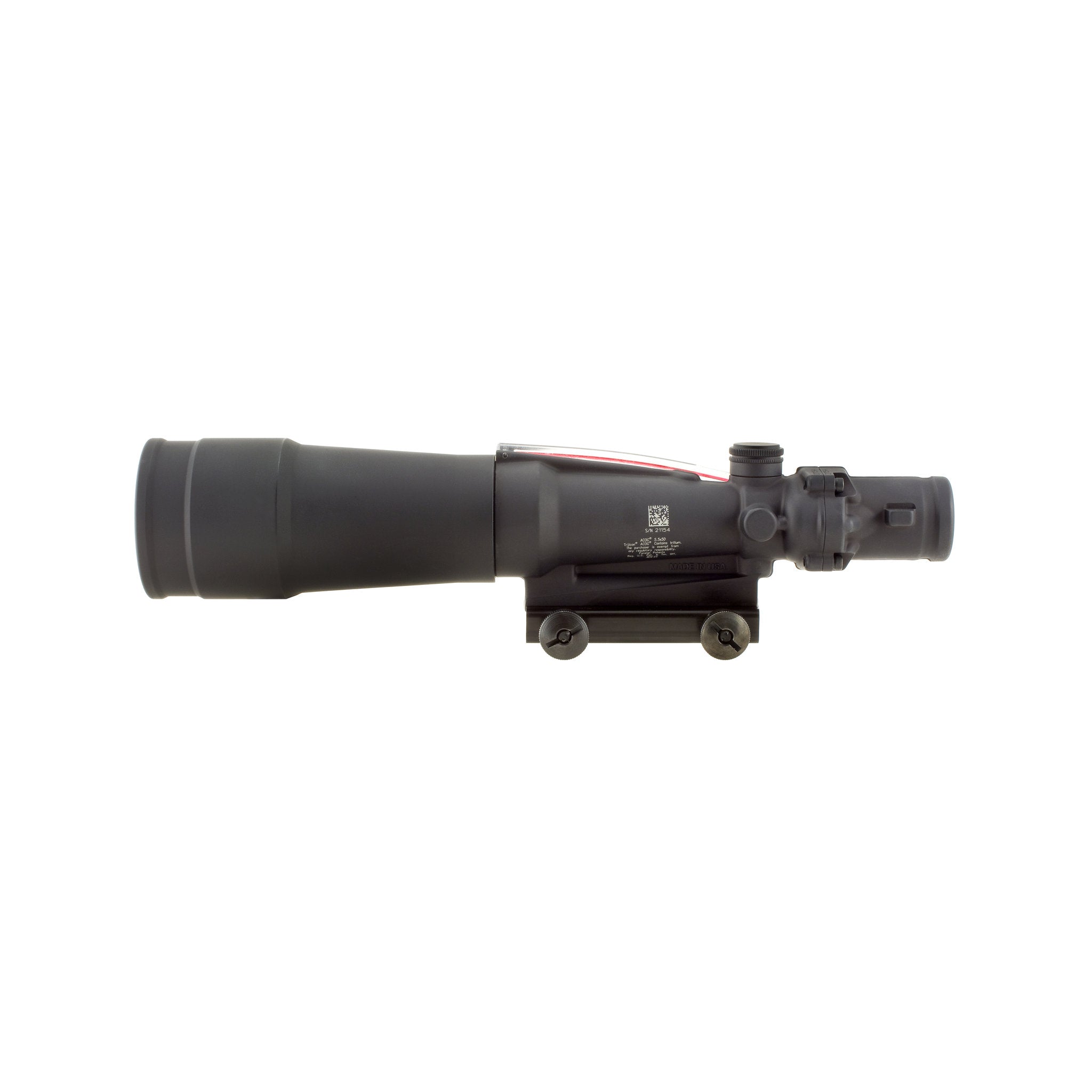 Trijicon ACOG® 5.5x50 BAC Riflescope, Dual Illum. Red Chevron .223 BDC Reticle