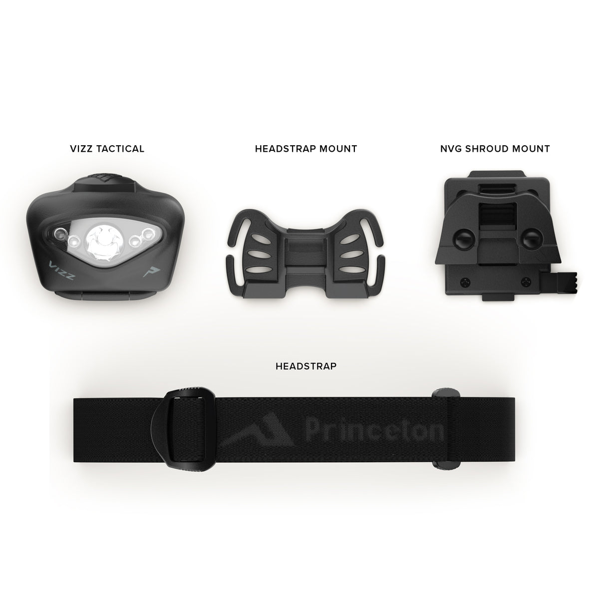 Princeton Tec Vizz Tac MPLS, Black