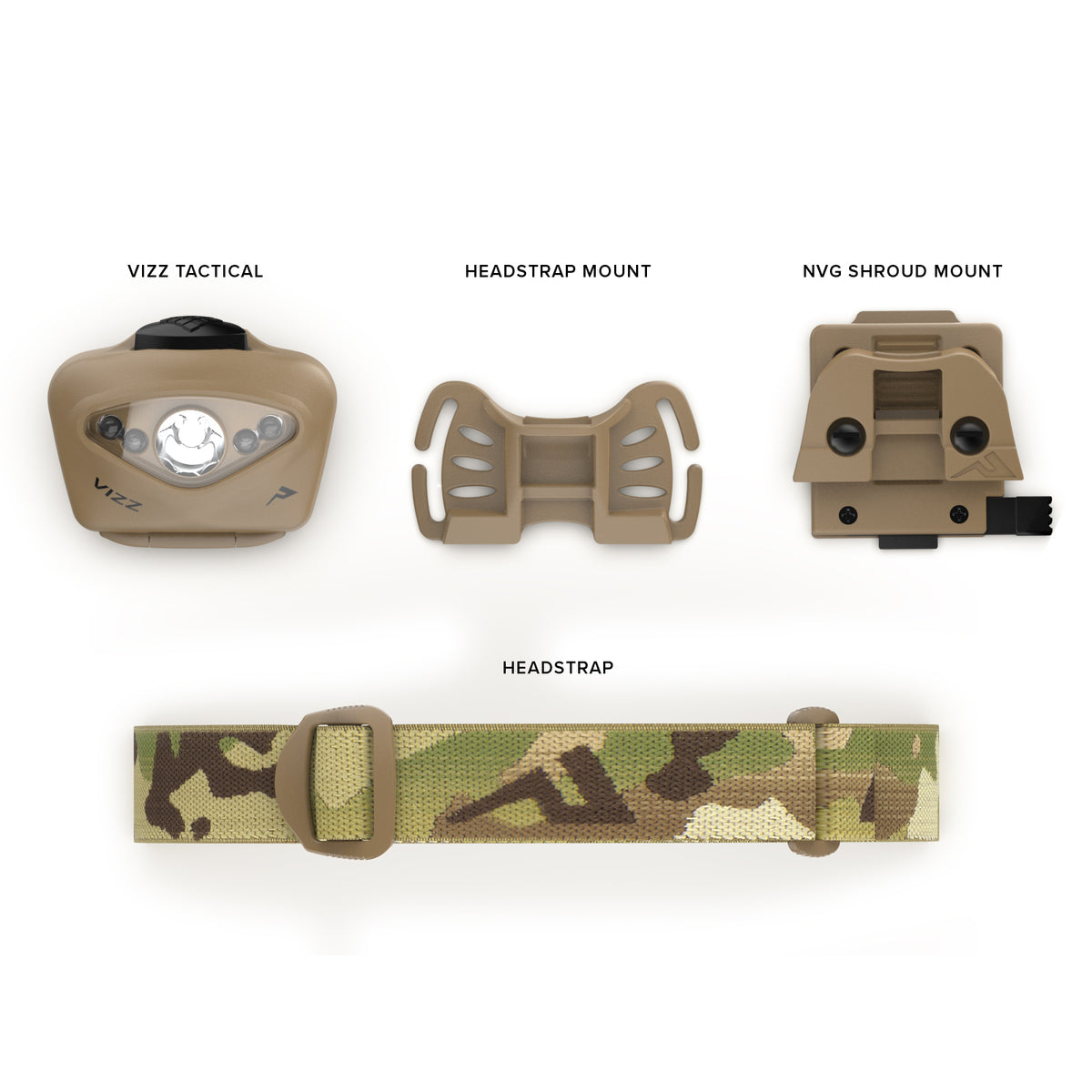 Princeton Tec Vizz Tac MPLS, Multicam