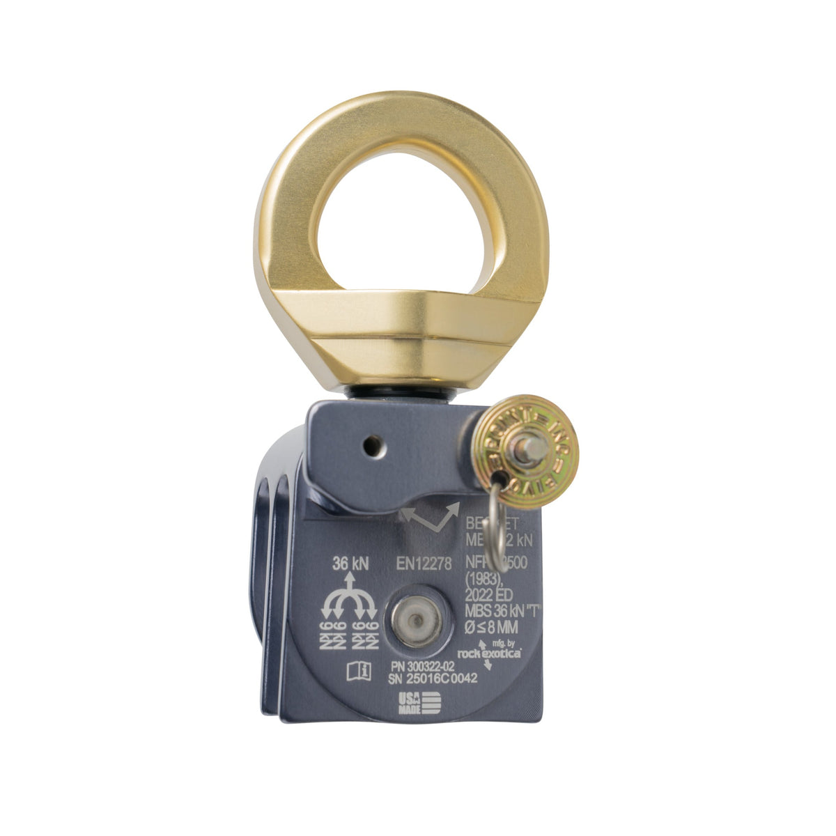 CMC Pulley, AZTEK Double, Slate