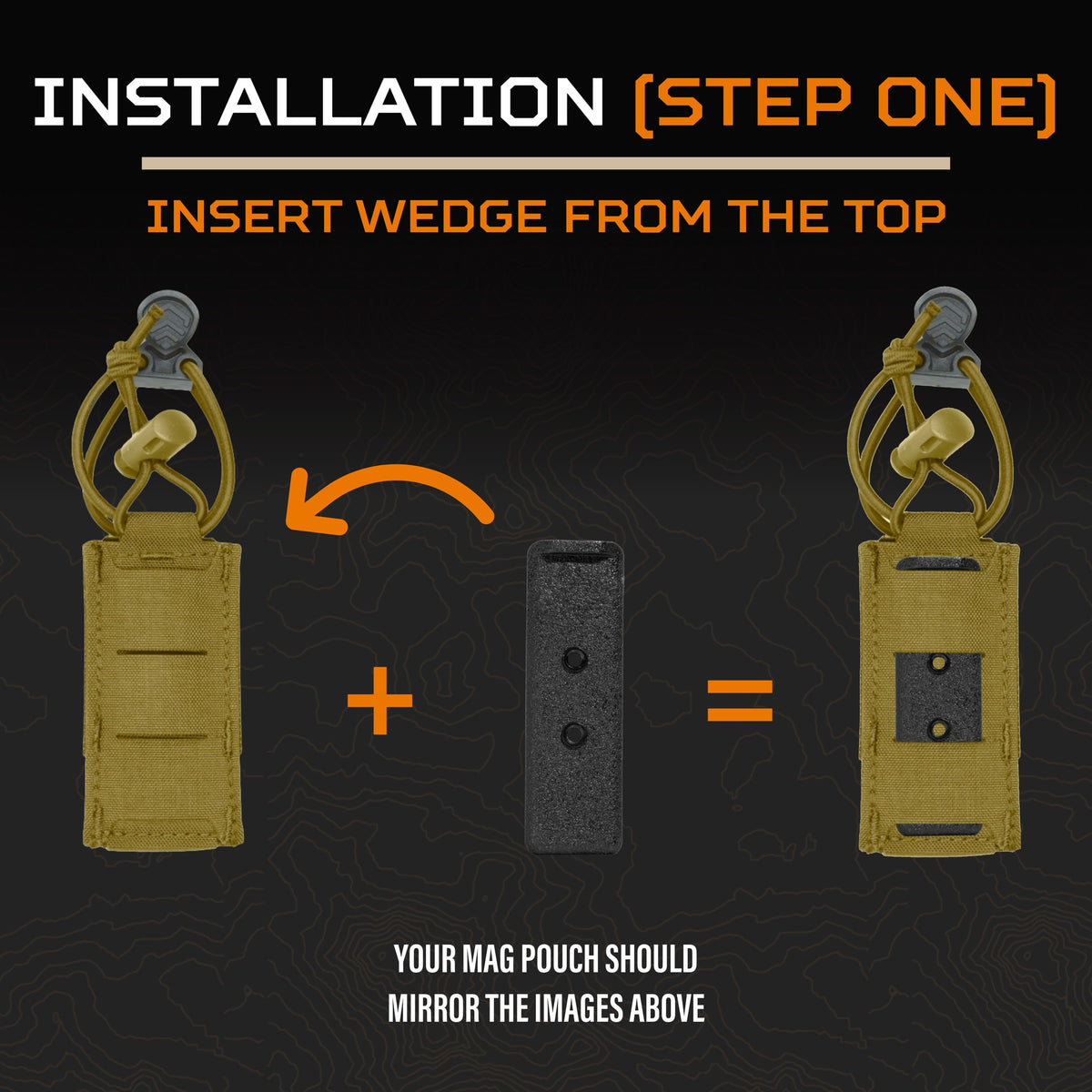 Kore Single Pistol Pouch Swinger Mount