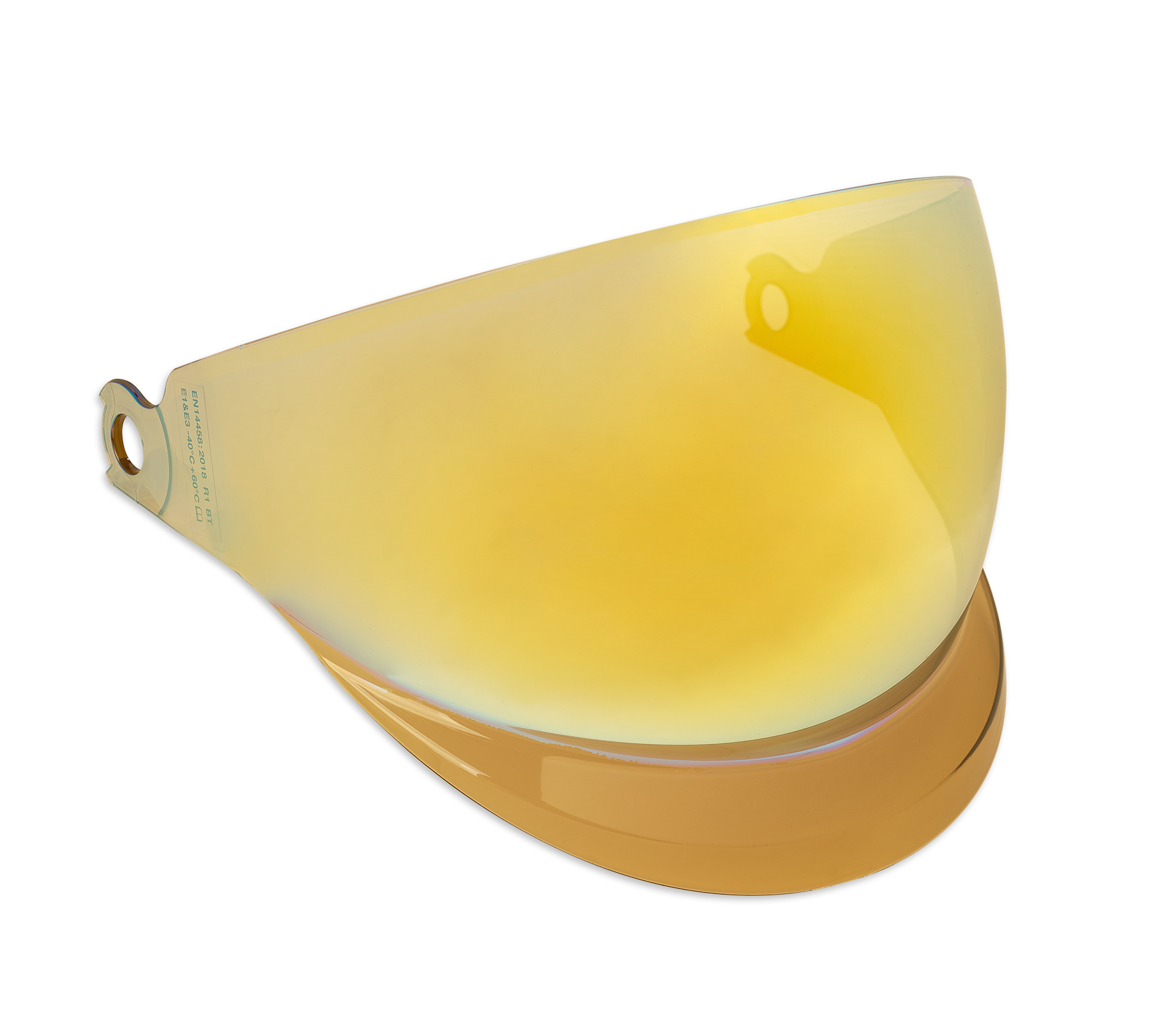 Face shield gold plated for HEROS Titan, H30, Smart, Matrix, Xtreme