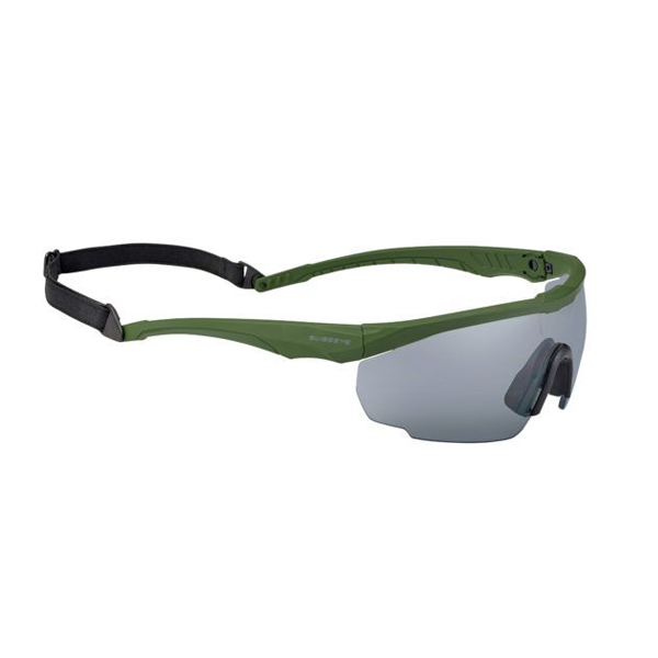 Blackhawk Tactical Eyewear incl. case and strap (Frame rubber green)