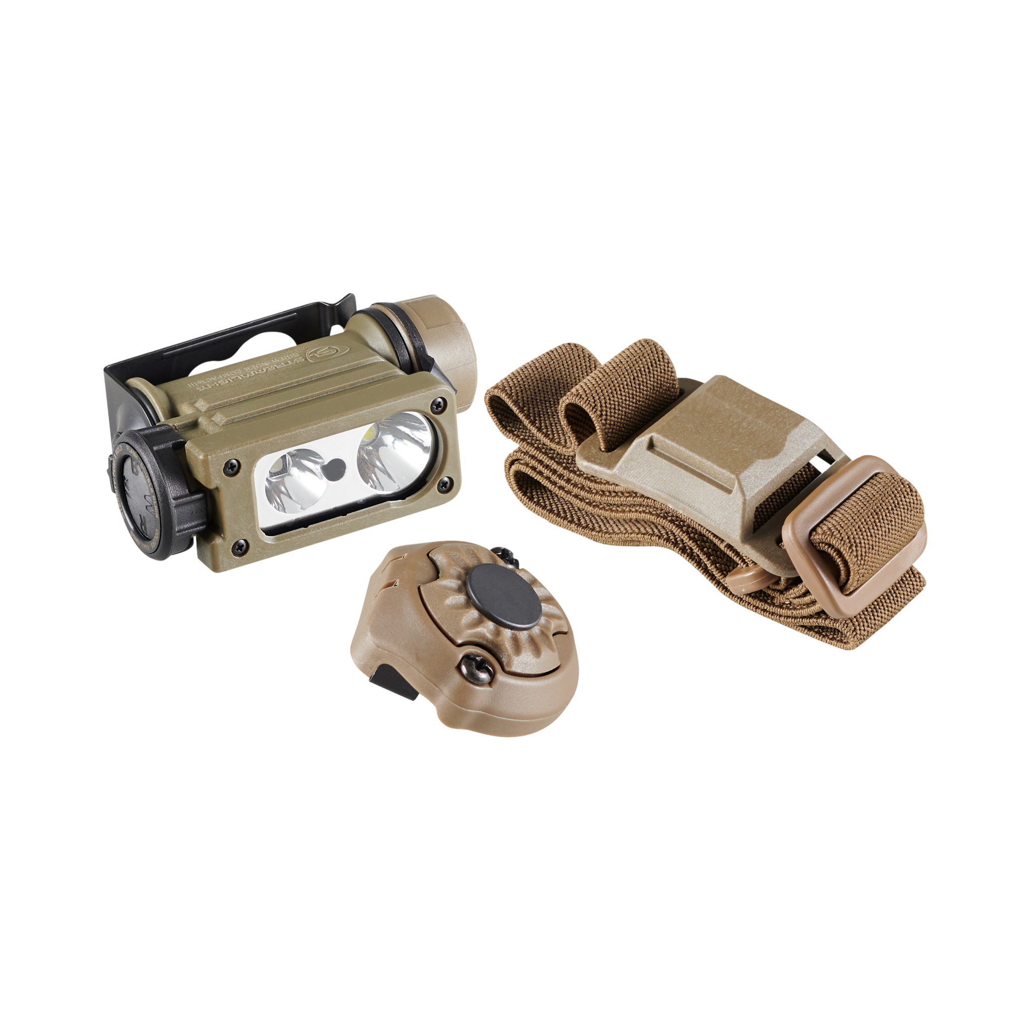Streamlight Compact III MIL – sisaldab E-kinnitust, peavõru, AA ja CR123A patareisid (14513)