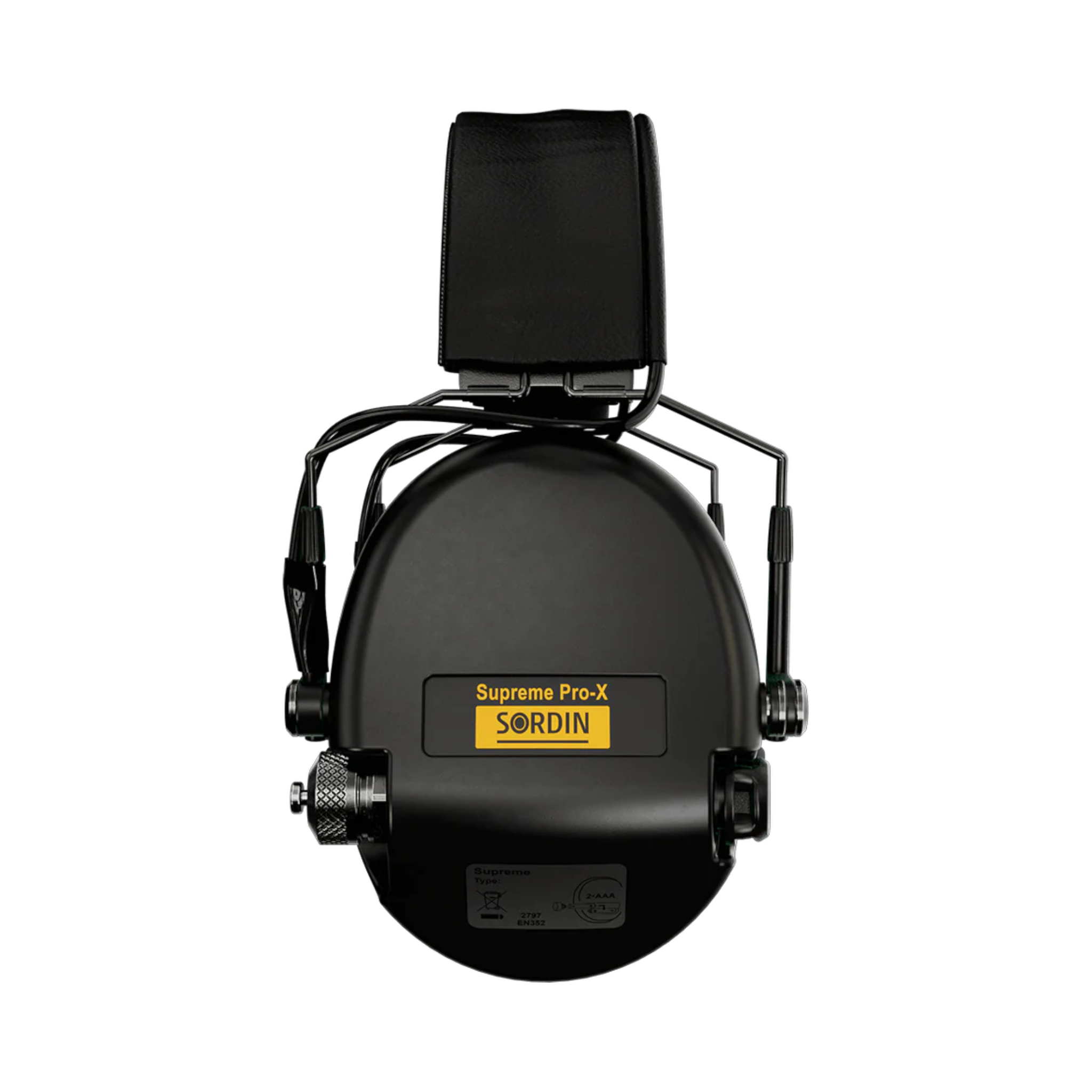 Sordin Supreme Pro-X SFA™ Slim HB must PVC (74502-04-S)