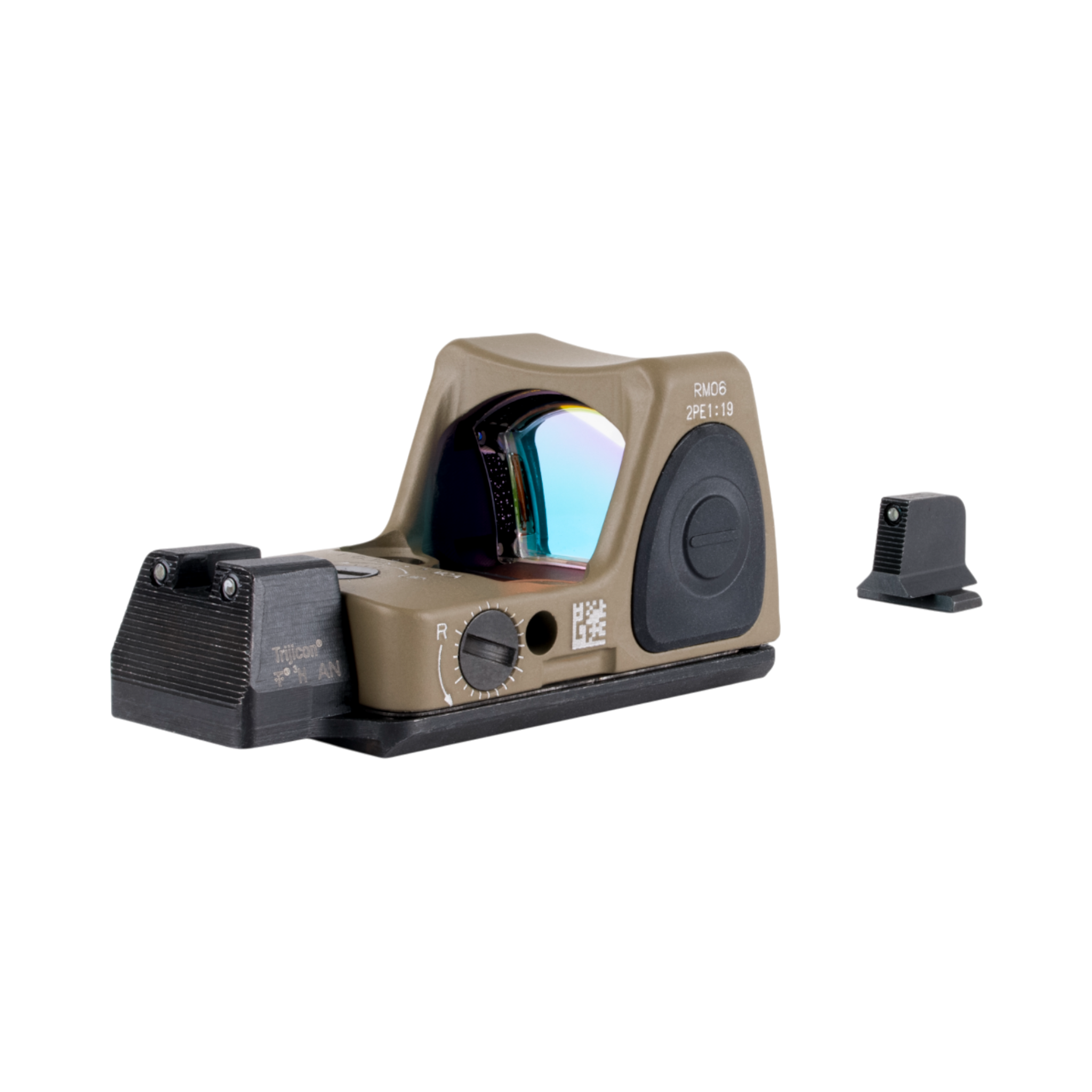 Trijicon Dual Defense™ komplekt – 3,25 MOA punane punkt RMR® tüüp 2 FDE + must/roheline sihik Sig M17/M19 jaoks