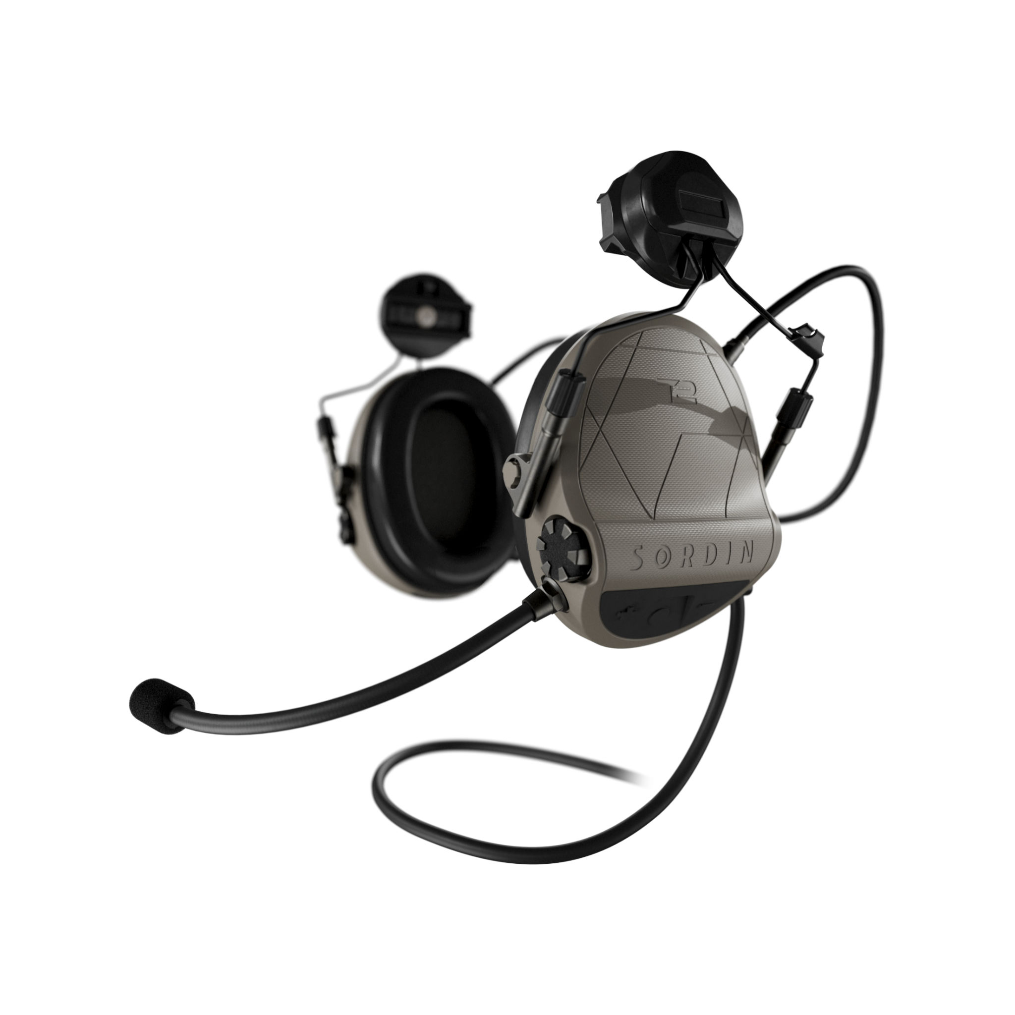 Sordin Supreme T2 CC Tan ARC kiiver Memory Foam 304005-30P)